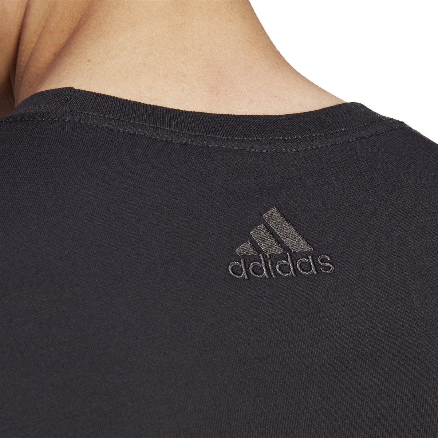 adidas Mens Essentials Single Jersey Logo T-Shirt