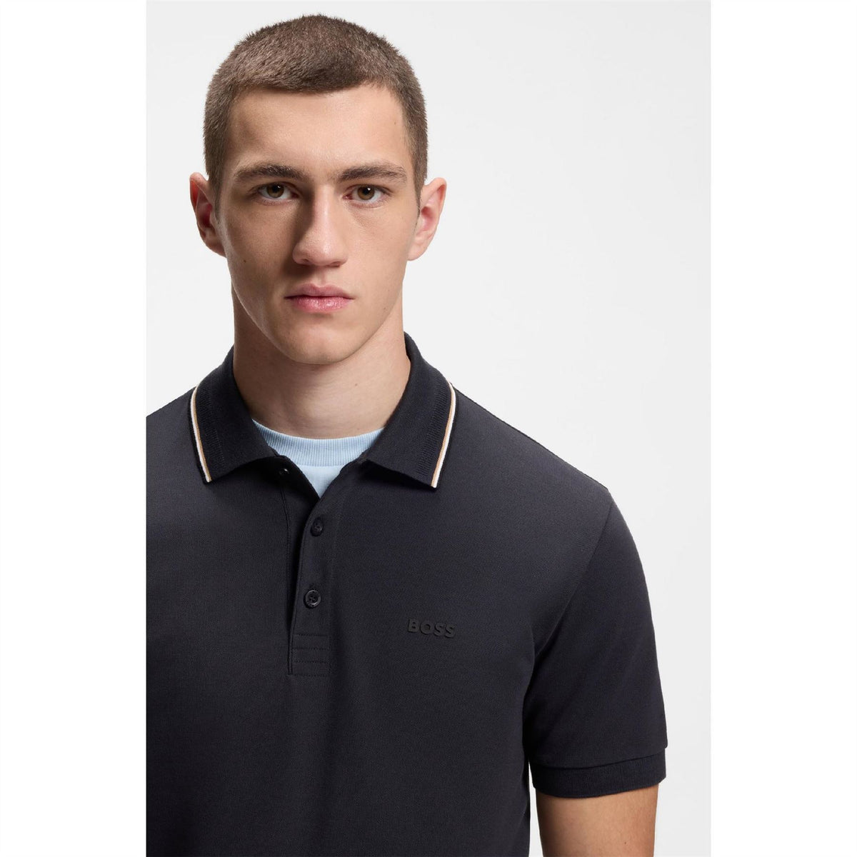 Hugo Collared Neck Short Sleeve Regular Fit Shirt