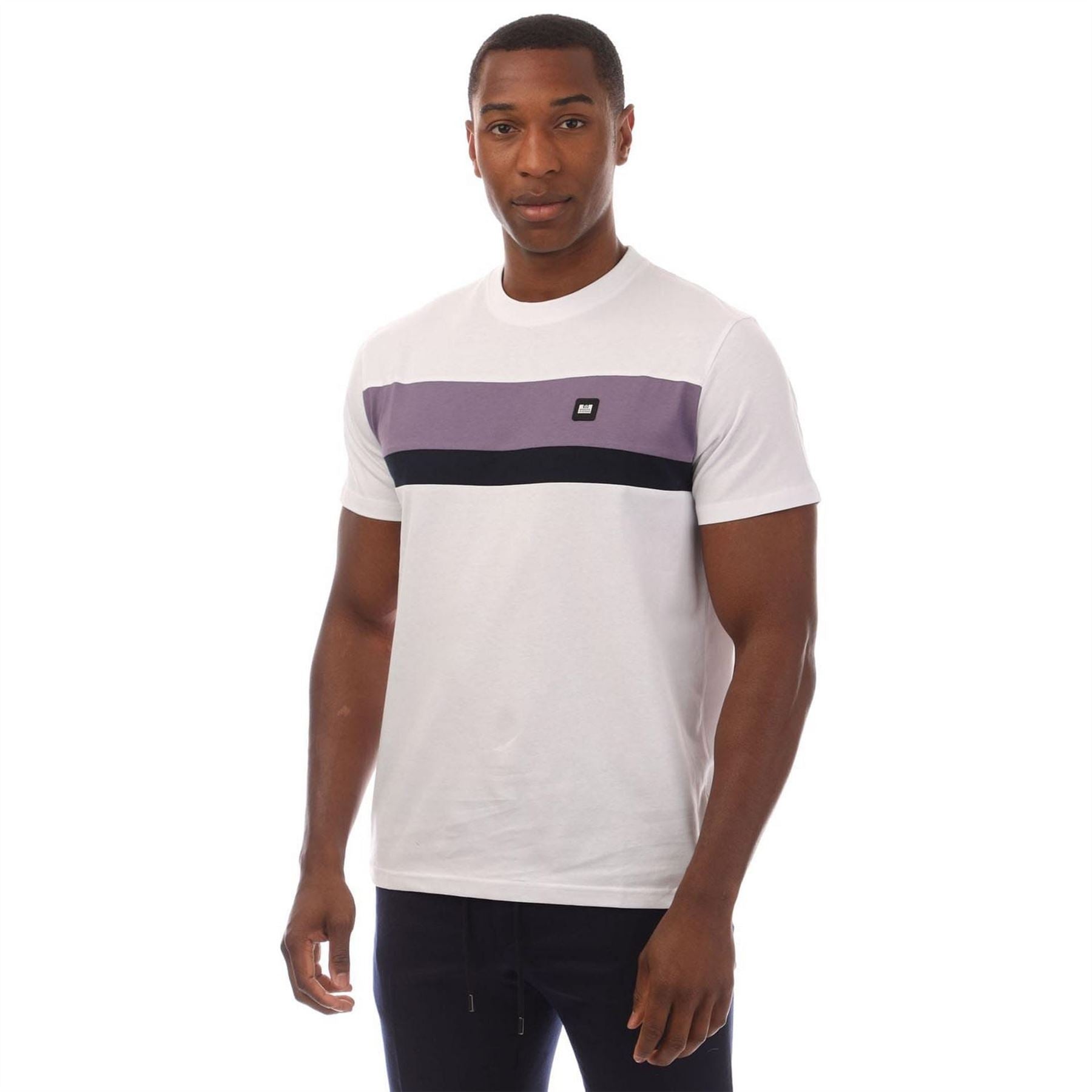 Weekend Offender Crossword Colour Block T Shirt
