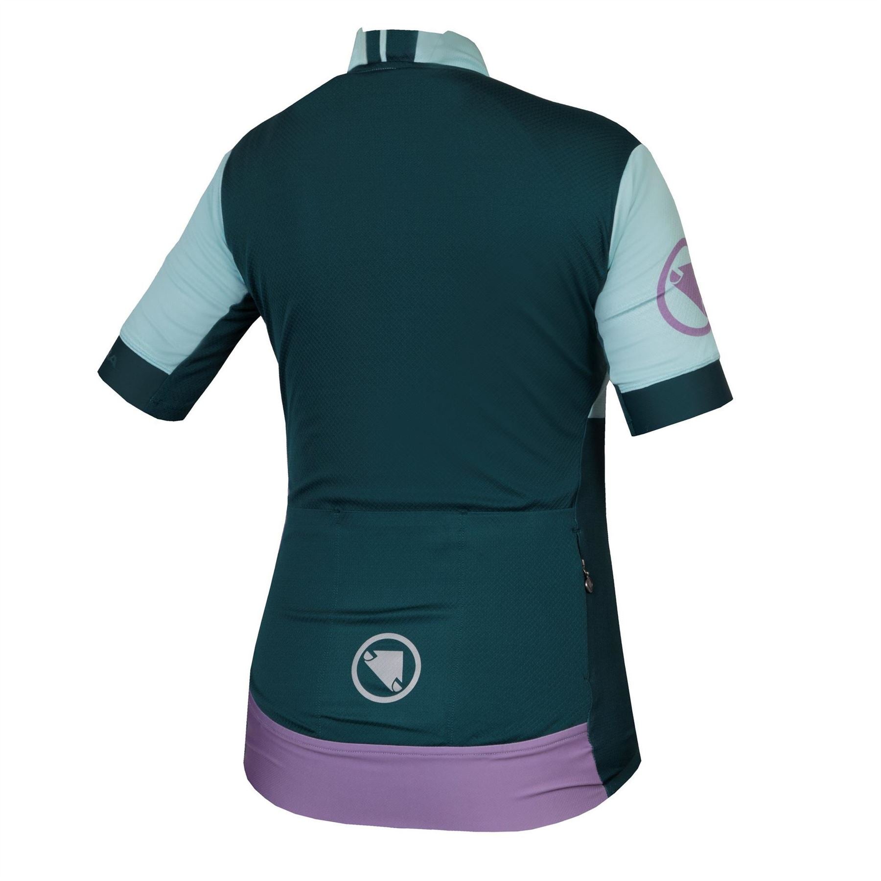 Endura Mock Neck Short Sleeve Slim Fit Athletic Jersey
