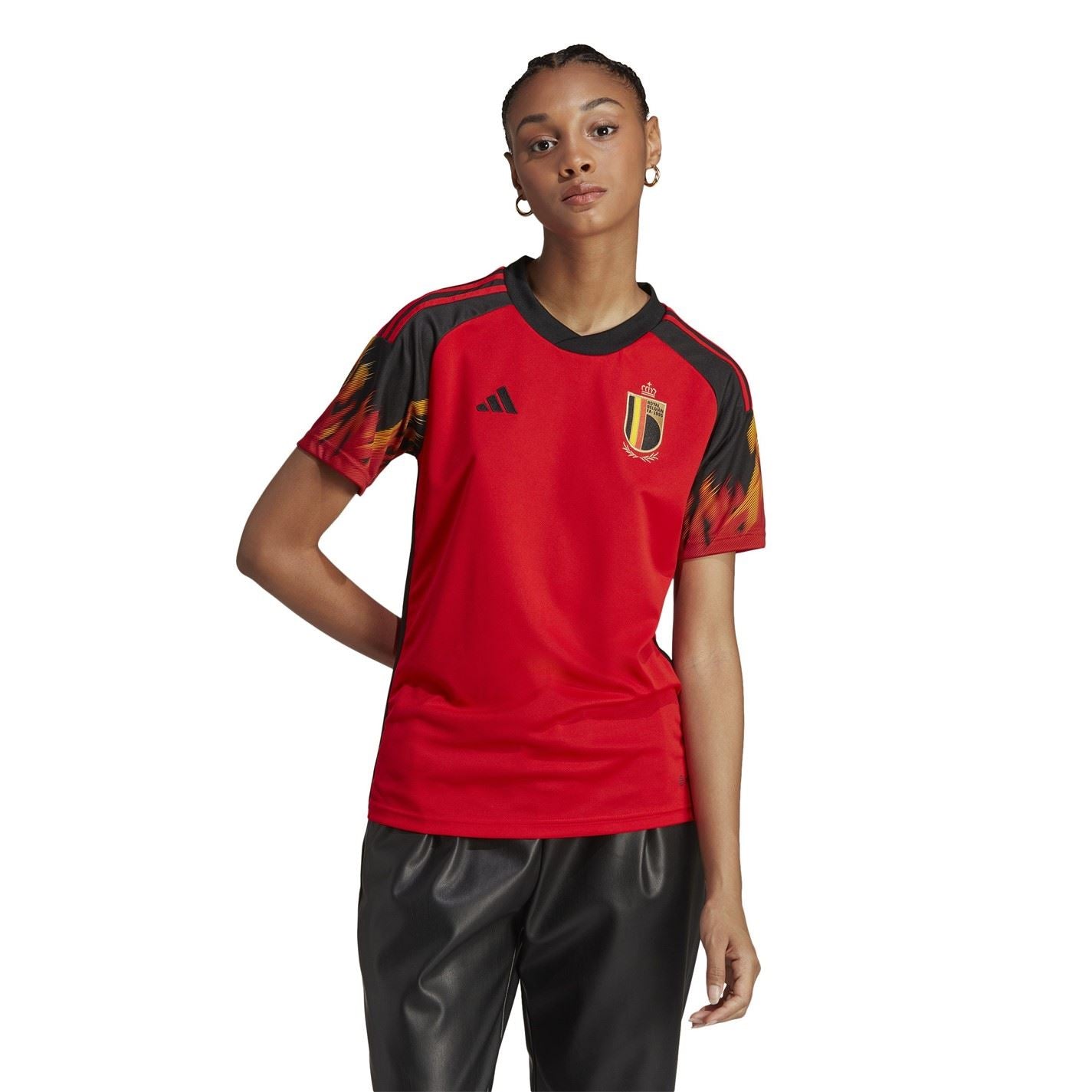 adidas Womens Belgium Home Shirt 2022