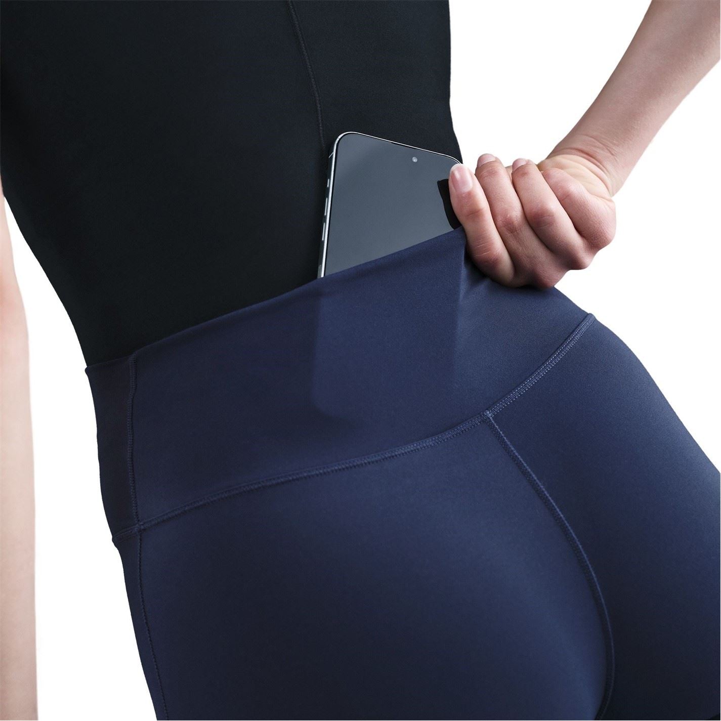 Nike Womens One Seamless Front High Waisted Leggings