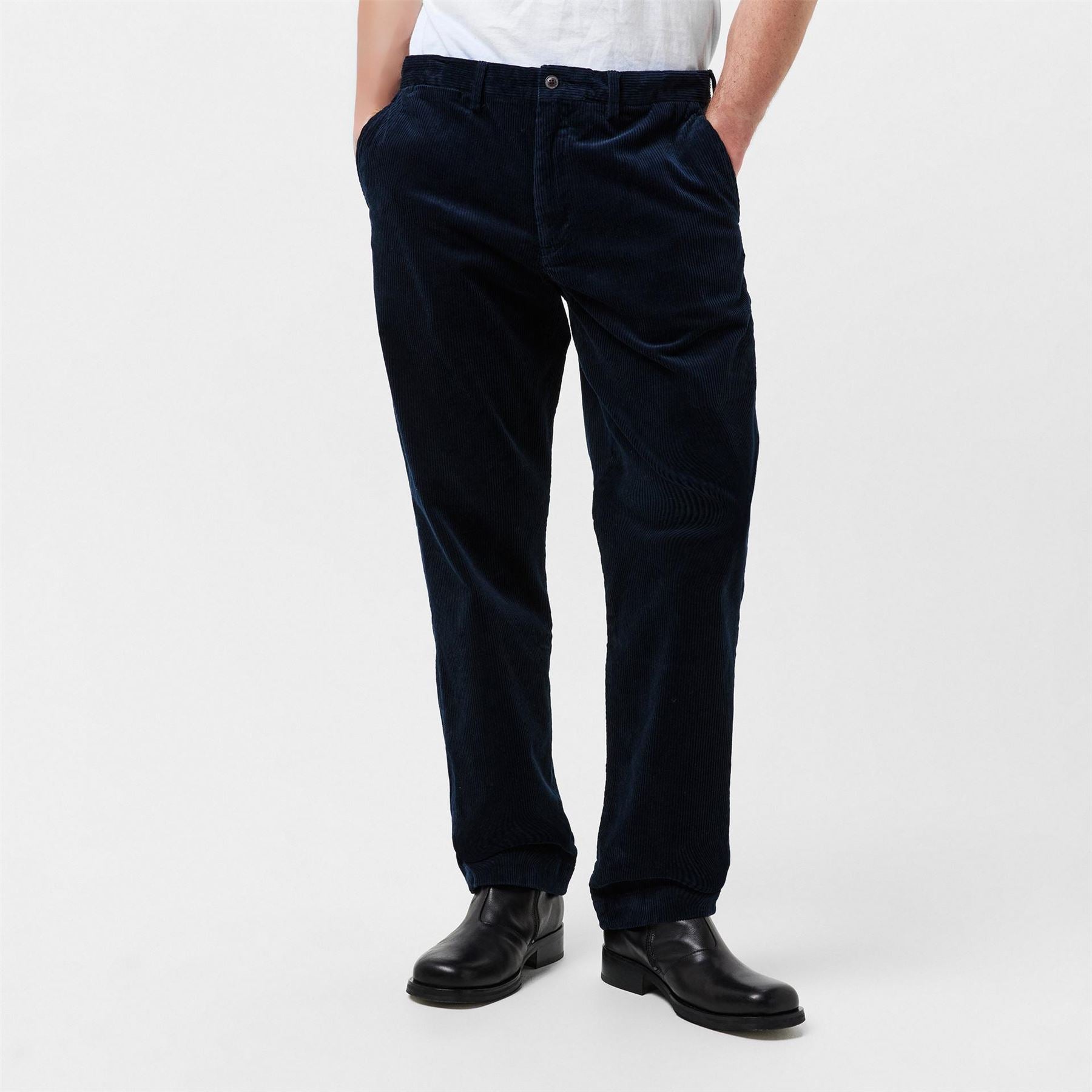 Polo Ralph Lauren Cord Solid Patterned Straight Chinos