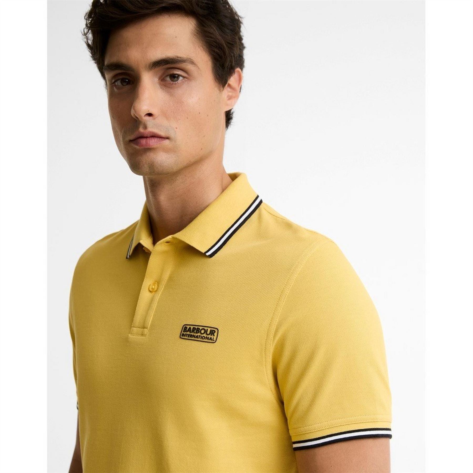 Barbour International Tipped Short Sleeve Polo Shirt