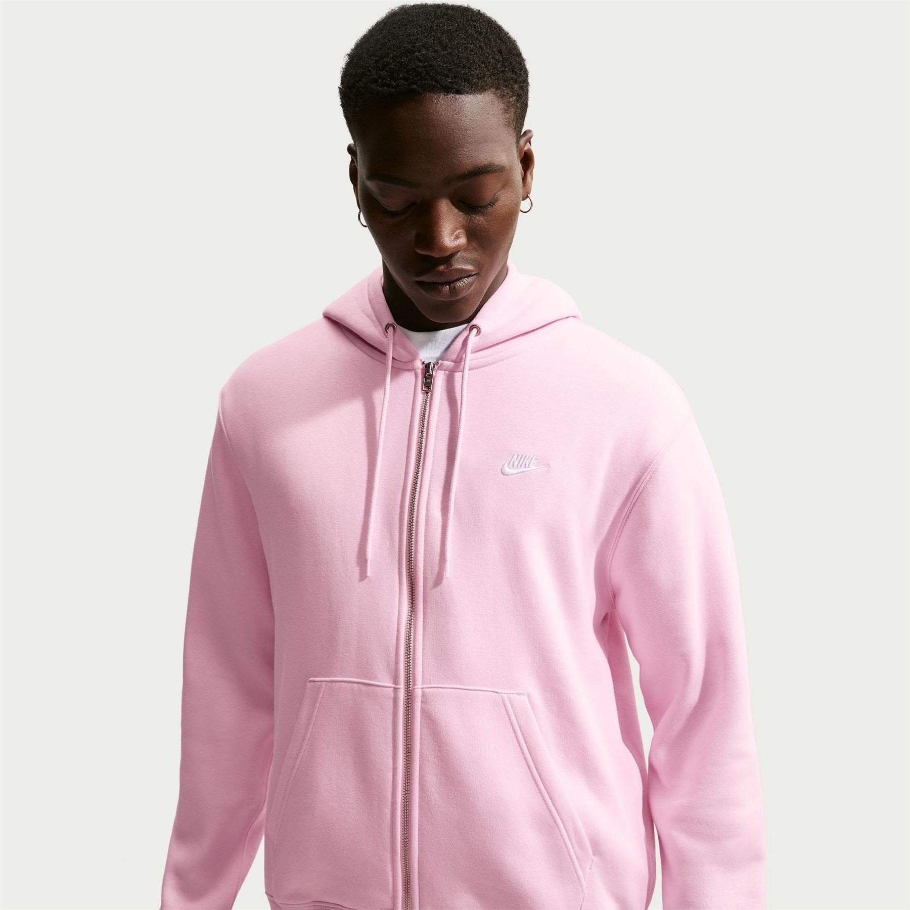 Nike Mens Sportswear Club Fleece Full Zip Hoodie