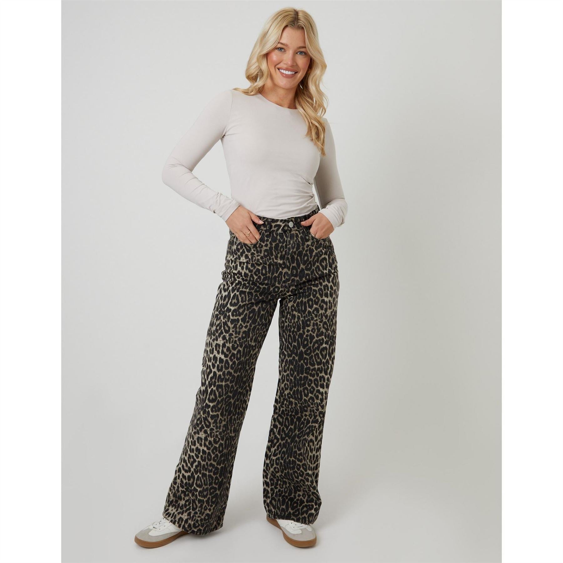 Threadbare Soleil Wide Leg Jeans