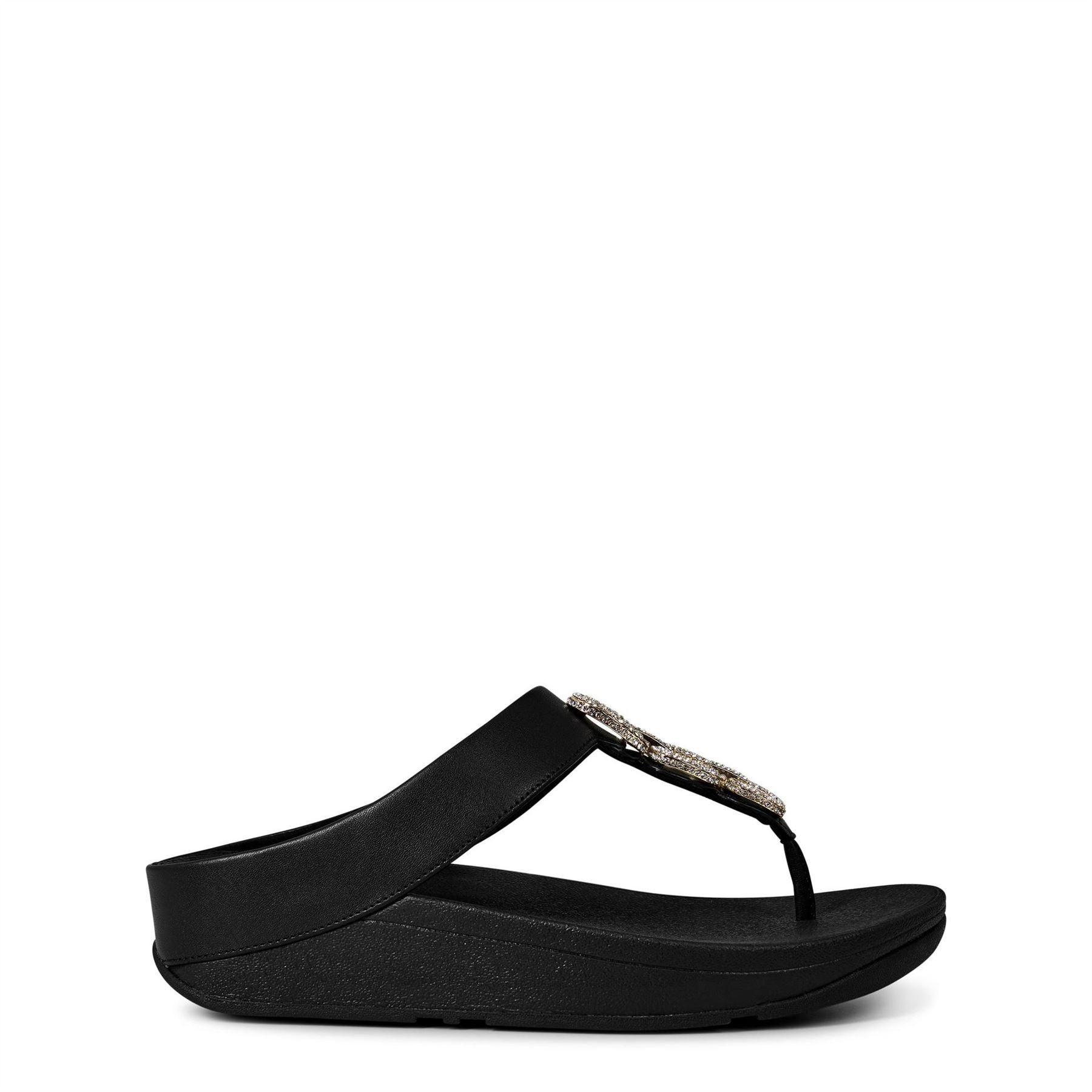 Fitflop Thong Low Heel Wedge Flip Flops