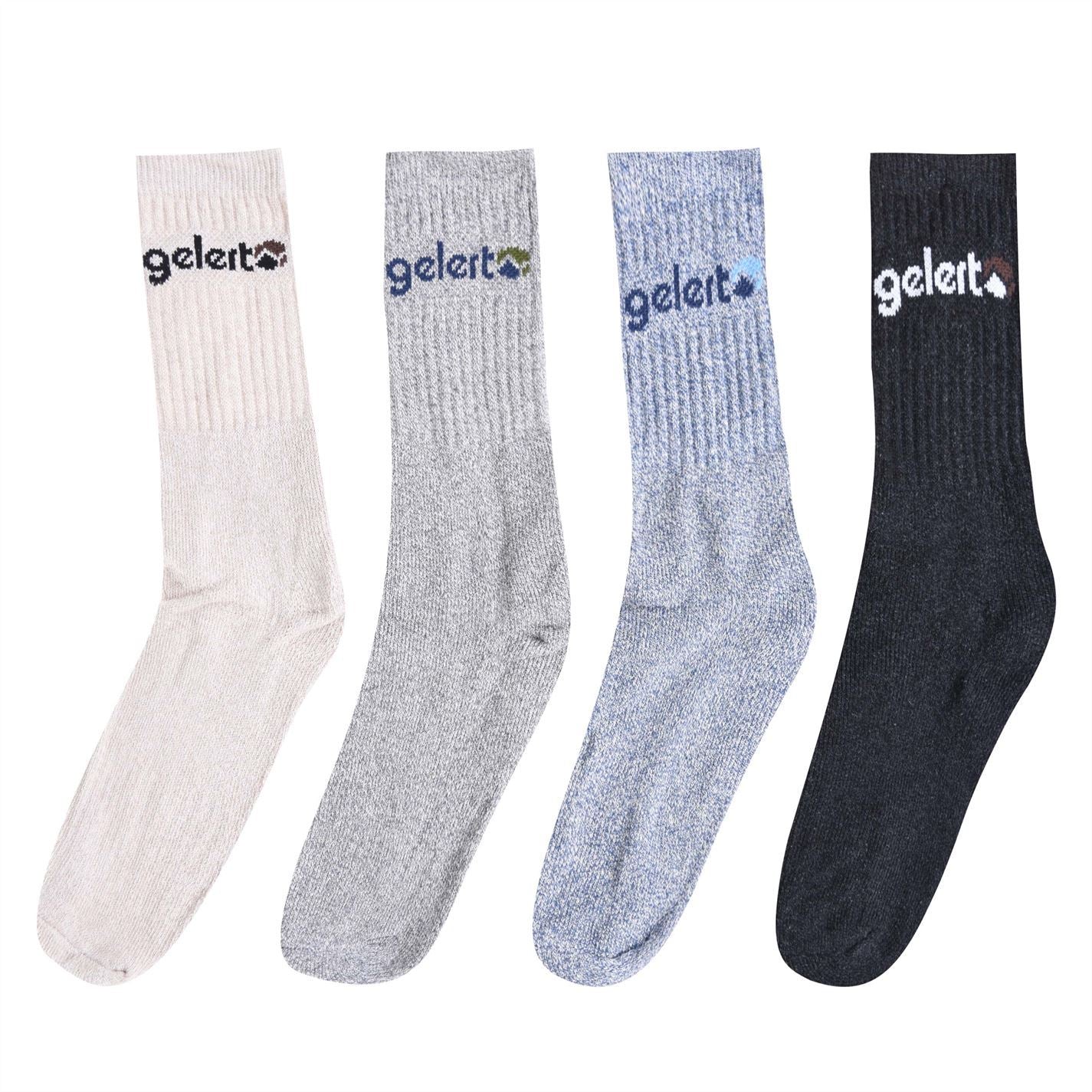 Gelert Boot Socks 4 Pack Mens Size 12+