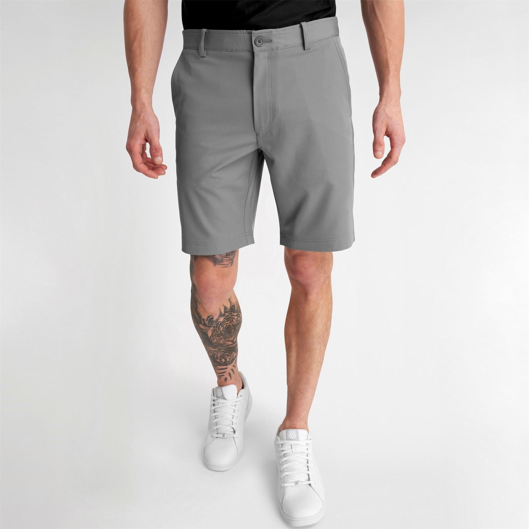Calvin Klein Golf Logo Print Chino Bermuda Shorts