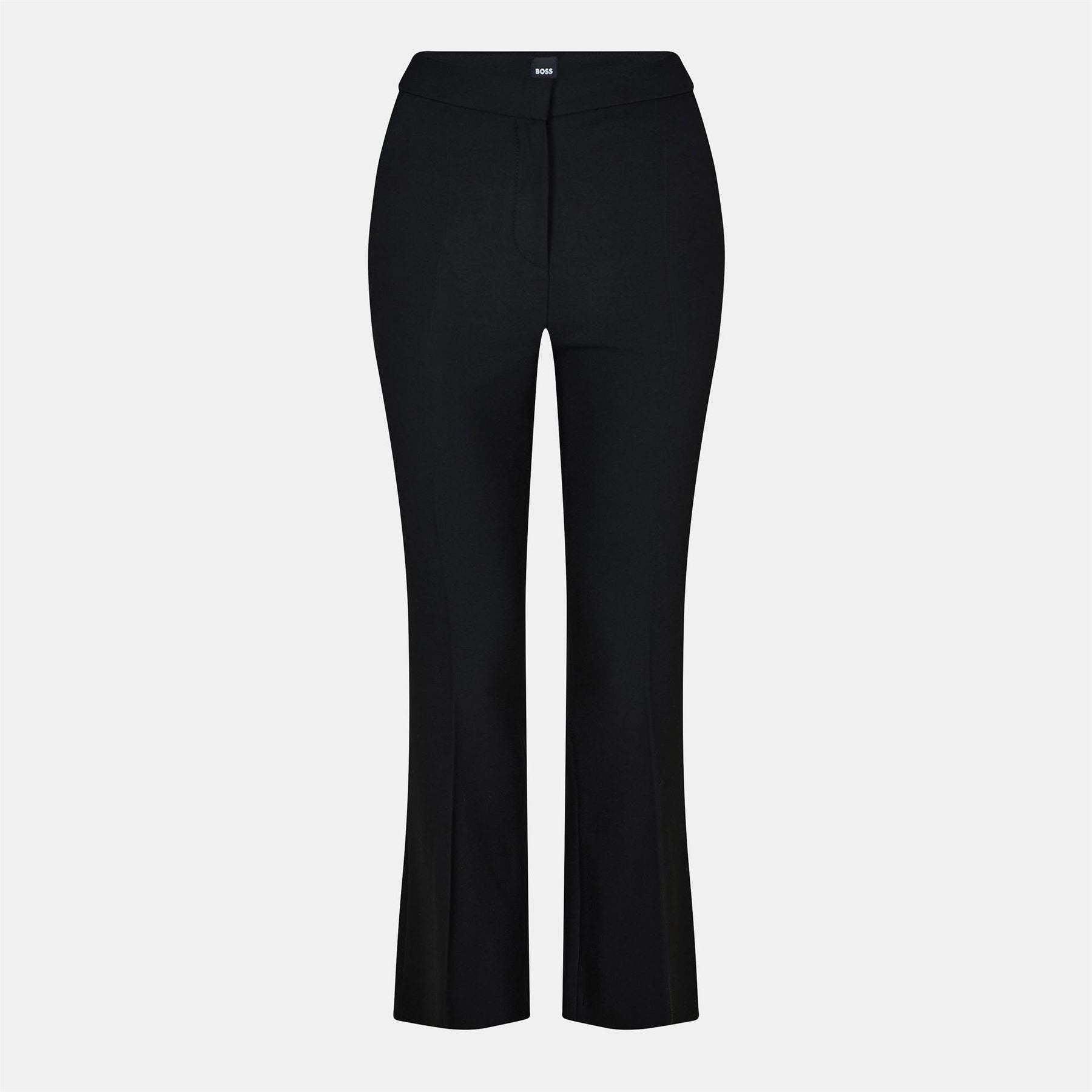 Boss Timasa1 Solid Patterned Straight Trousers