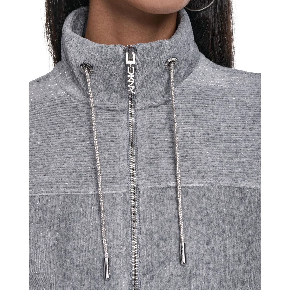 DKNY Dmt FulL-Zip Fleece Ld64