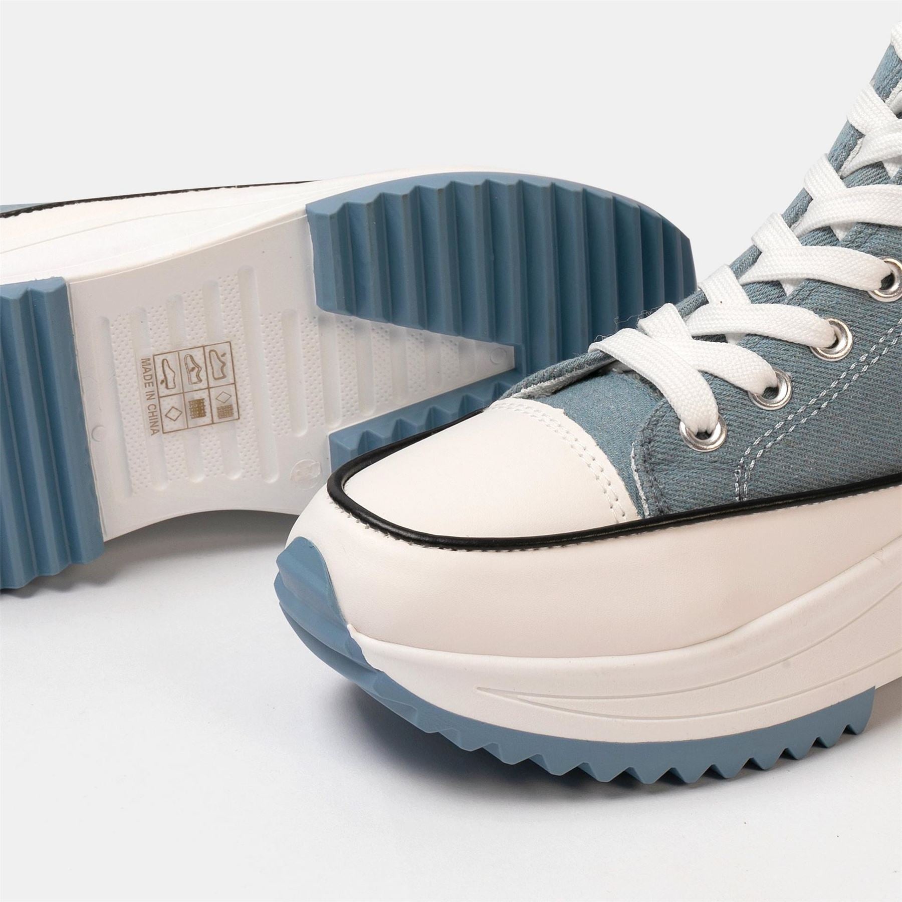 Firetrap Platform Hi Top Ladies Trainers