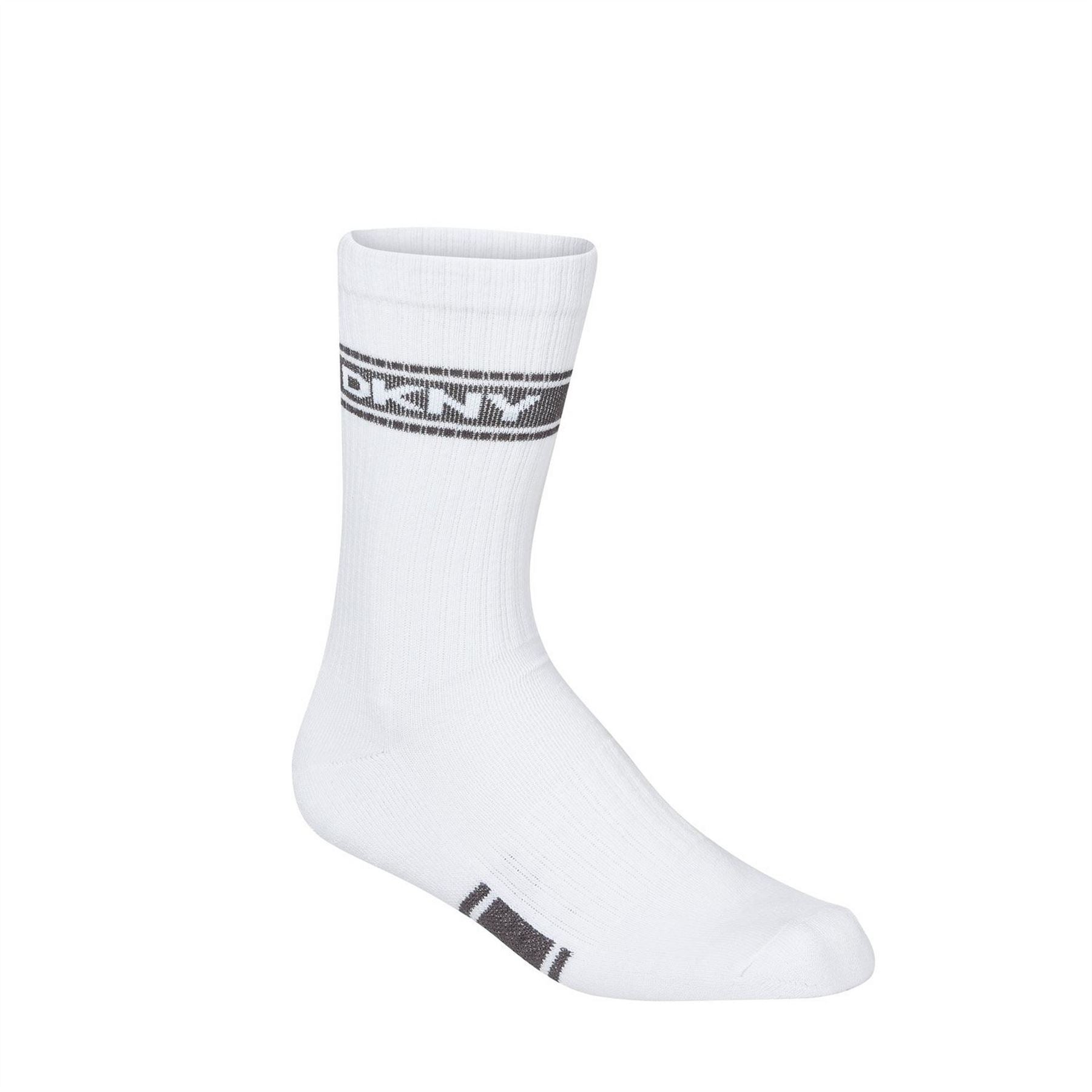 DKNY Mens 3 Pack Sport Socks Lacon