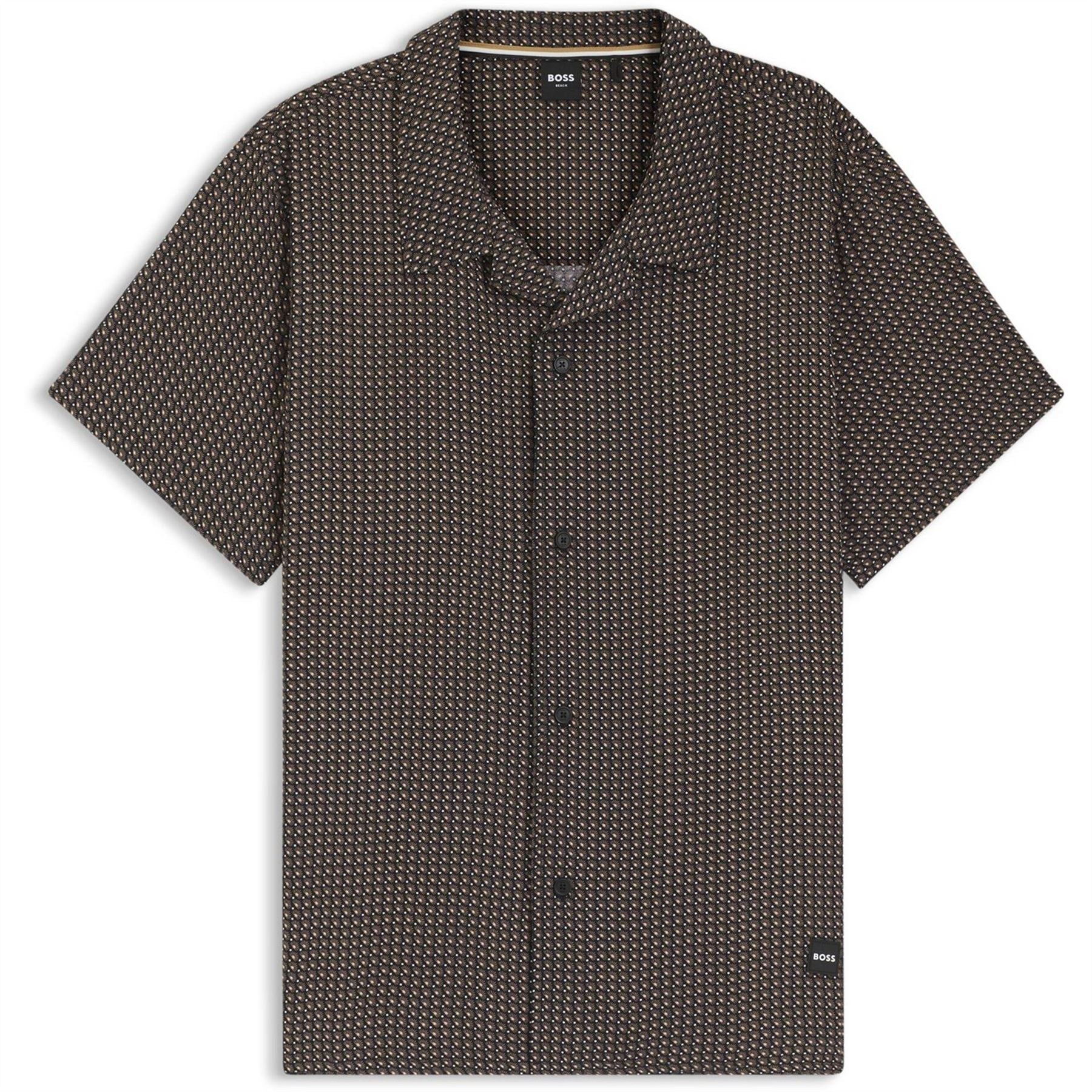 Boss BOSS Bodywear Beach Patterned Short Sleeve Shirt