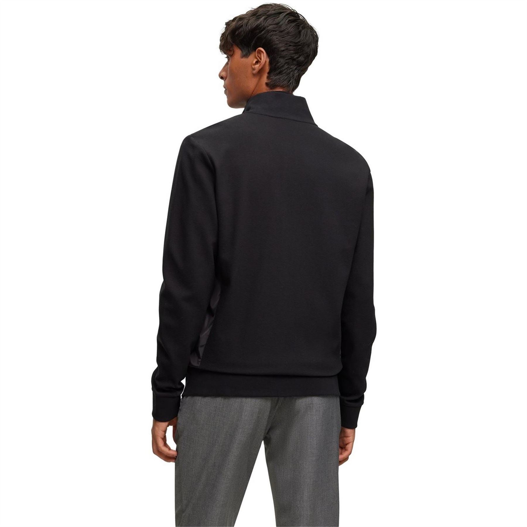 Boss Funnel Neck Regular Fit Long Sleeve Jacket