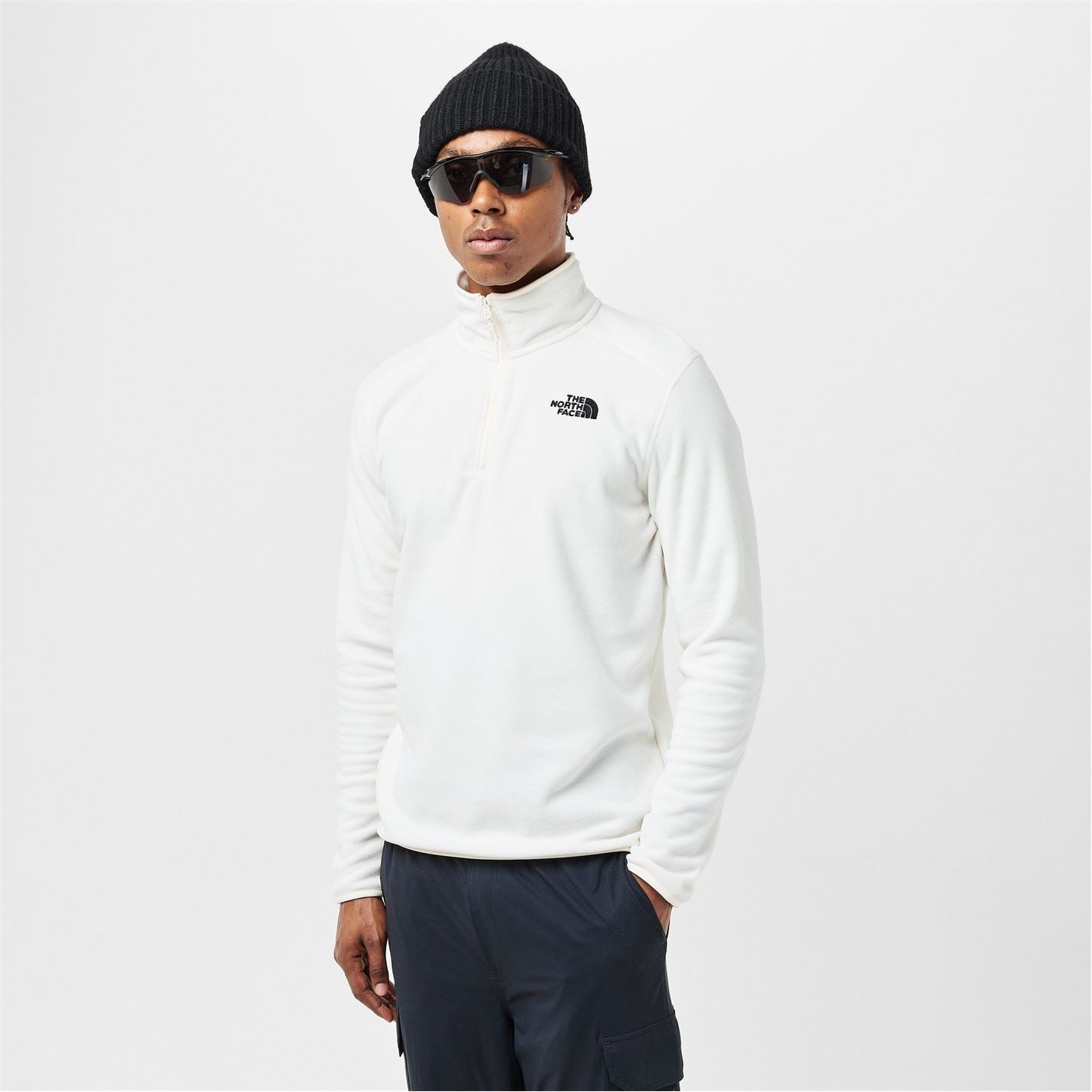 The North Face Mens 100 Glacier Quarter Zip Fleece