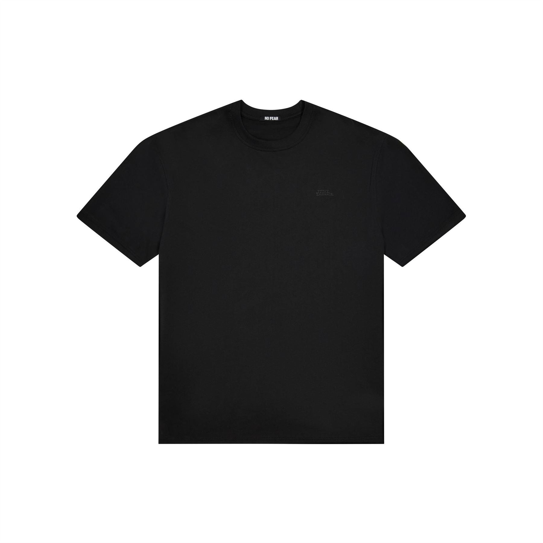 No Fear Logo Print Crew Neck Short Sleeve T-Shirt