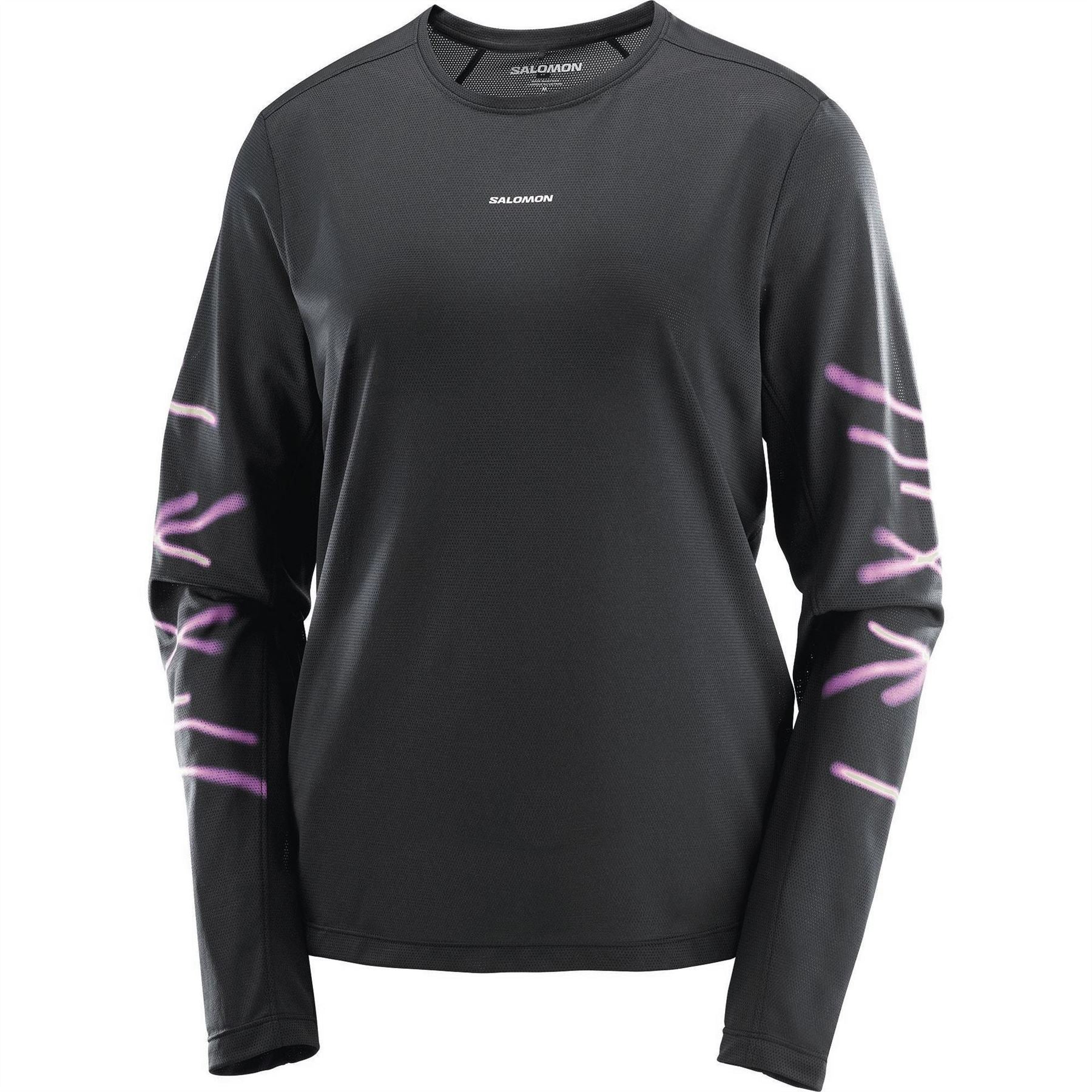 Salomon Womens Core Graphic Ls Running Tee