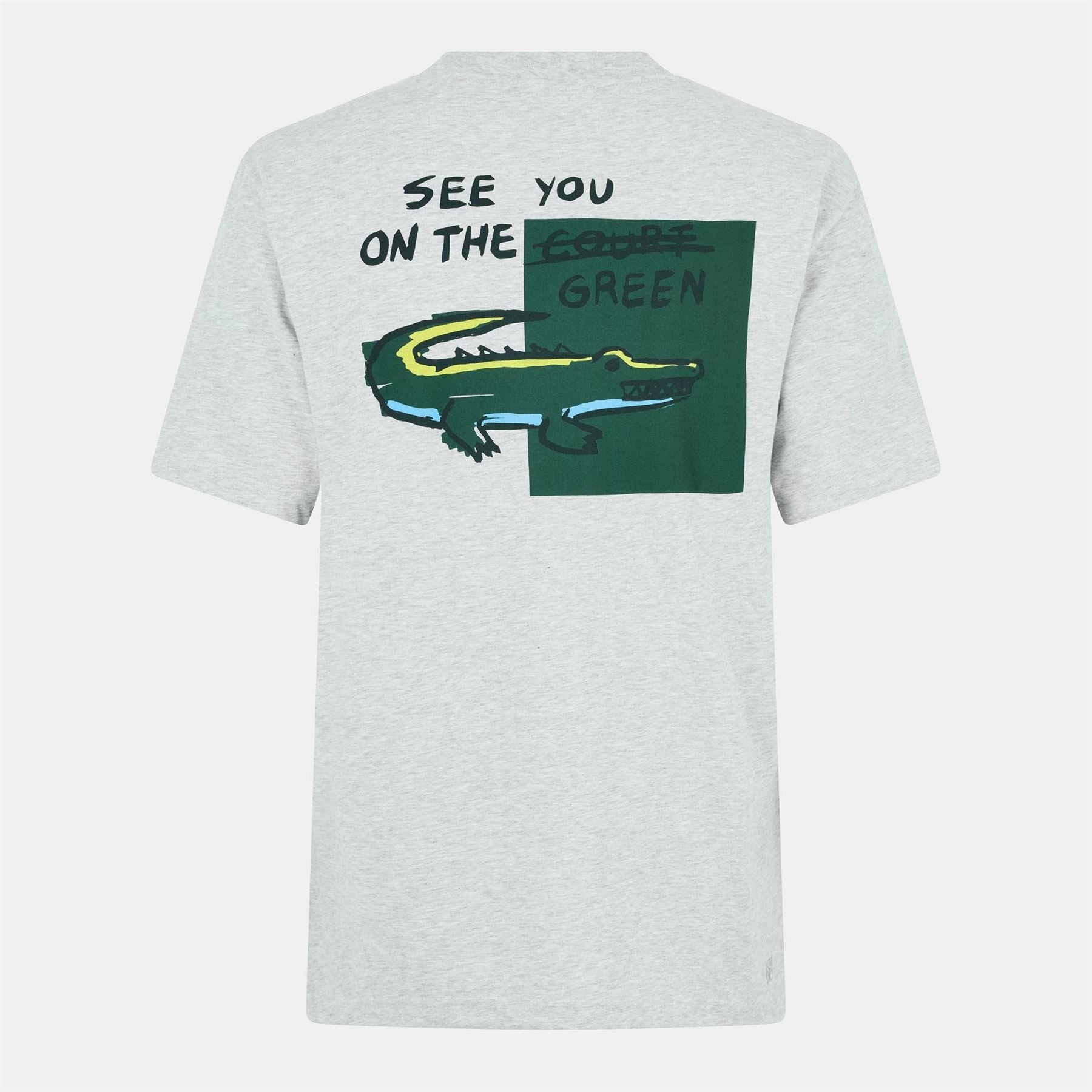 Lacoste Crocodile Print Regular Fit Crew Neck T-Shirt