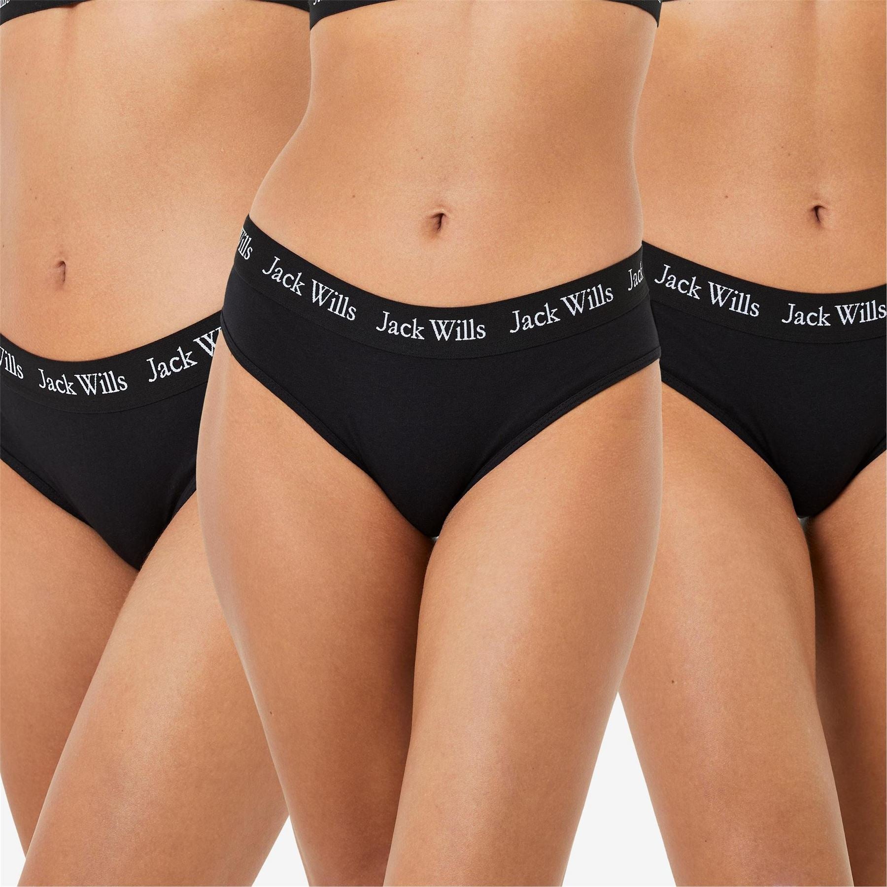 Jack Wills Wilden Multipack Boy Pants 3 Pack Ladies