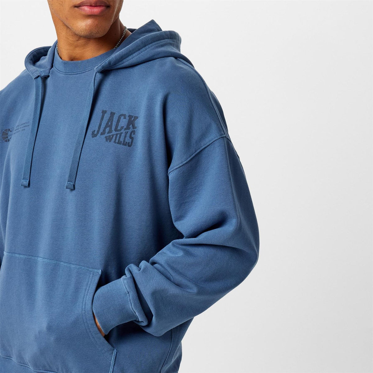 Jack Wills Hooded Hybrid Sweatshirt