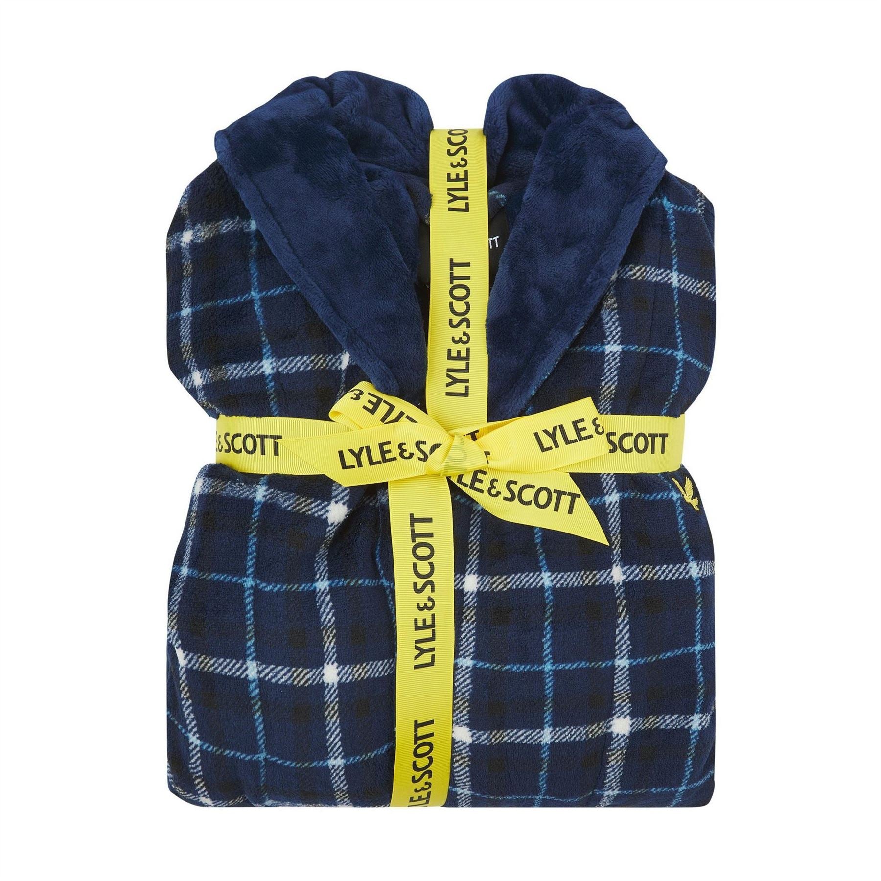 Lyle and Scott Plaid Men's Cassidy Bathrobe