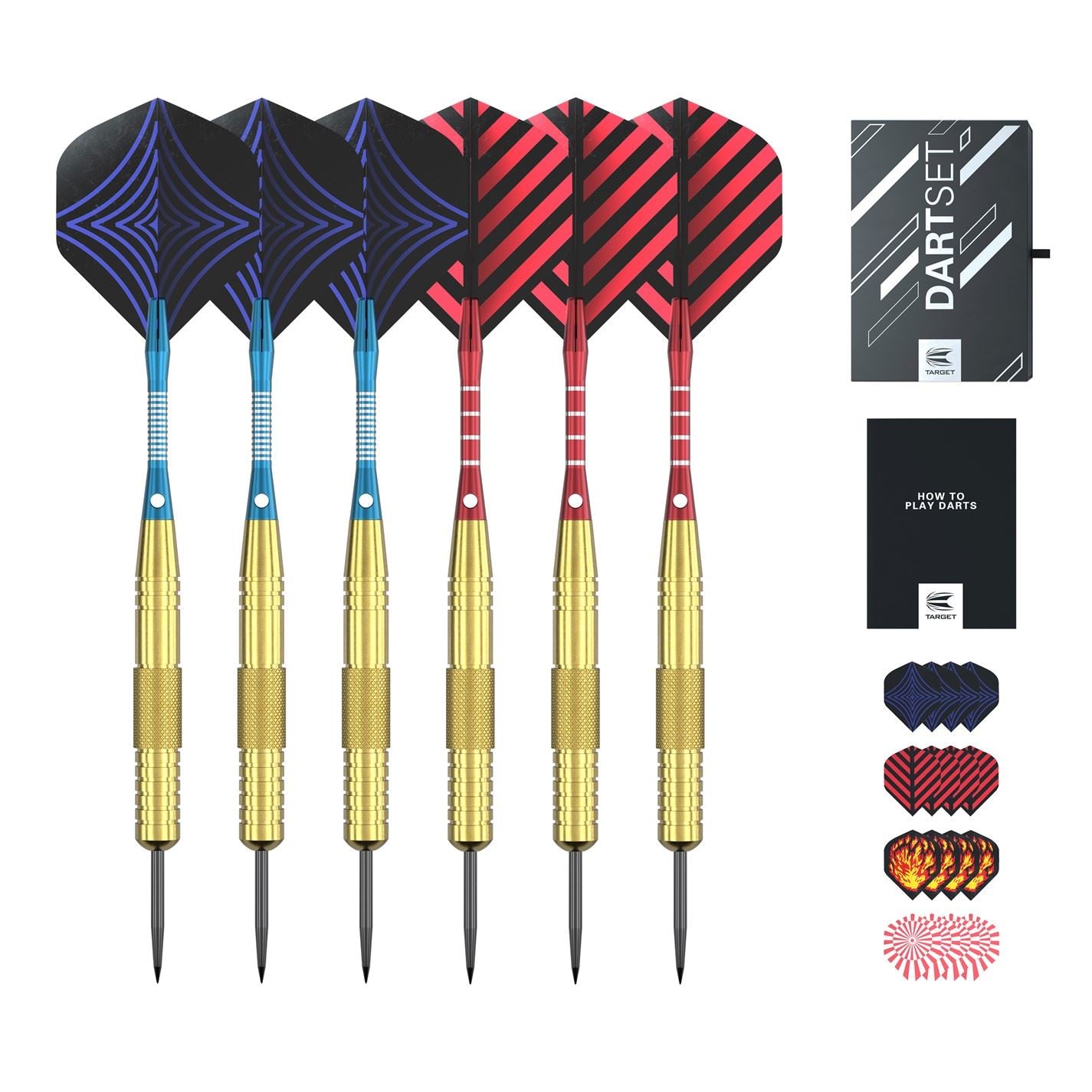 Target Darts Brass Dart Gift Set