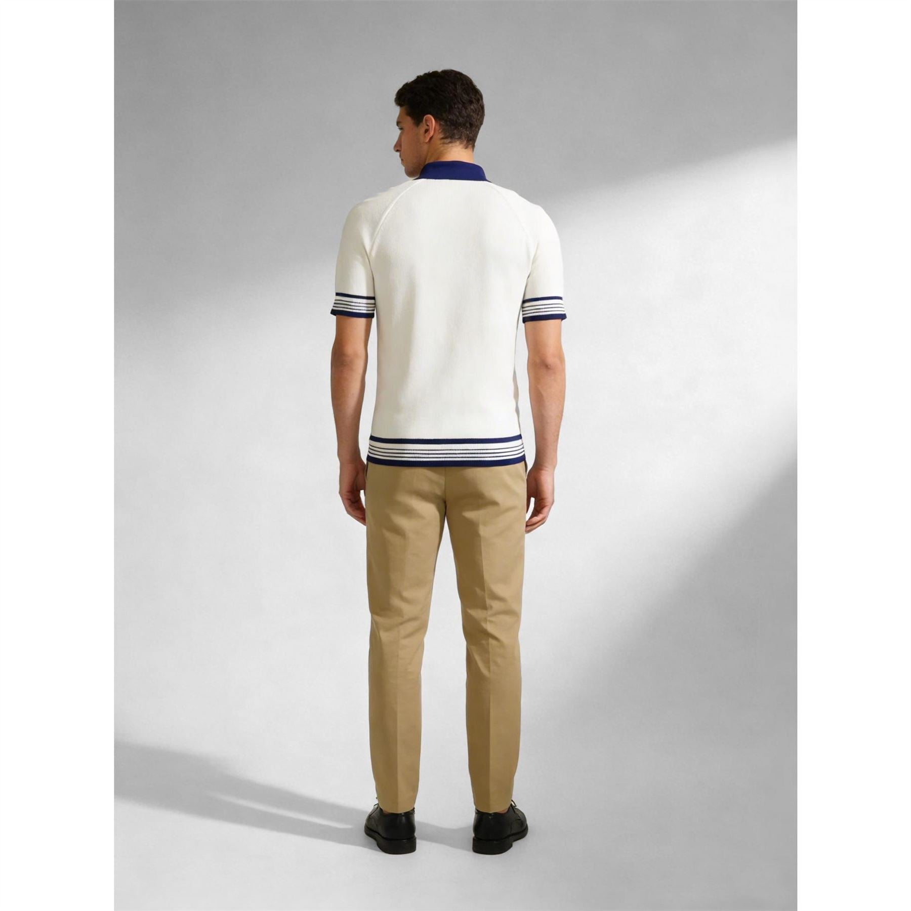 Slazenger Knitted Short Sleeve Polo Shirt
