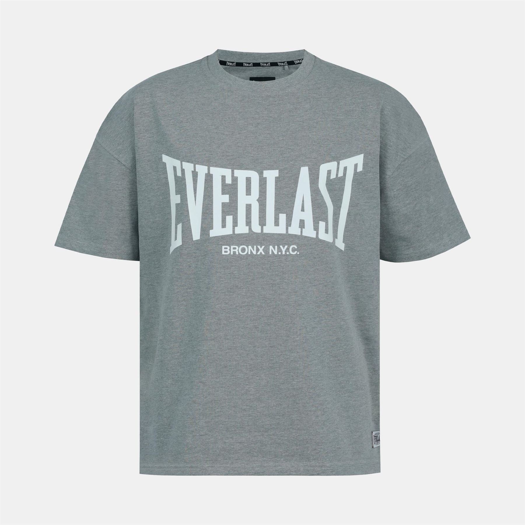 Everlast Graphic Cotton Short Sleeve Oversized Fit T-Shirt