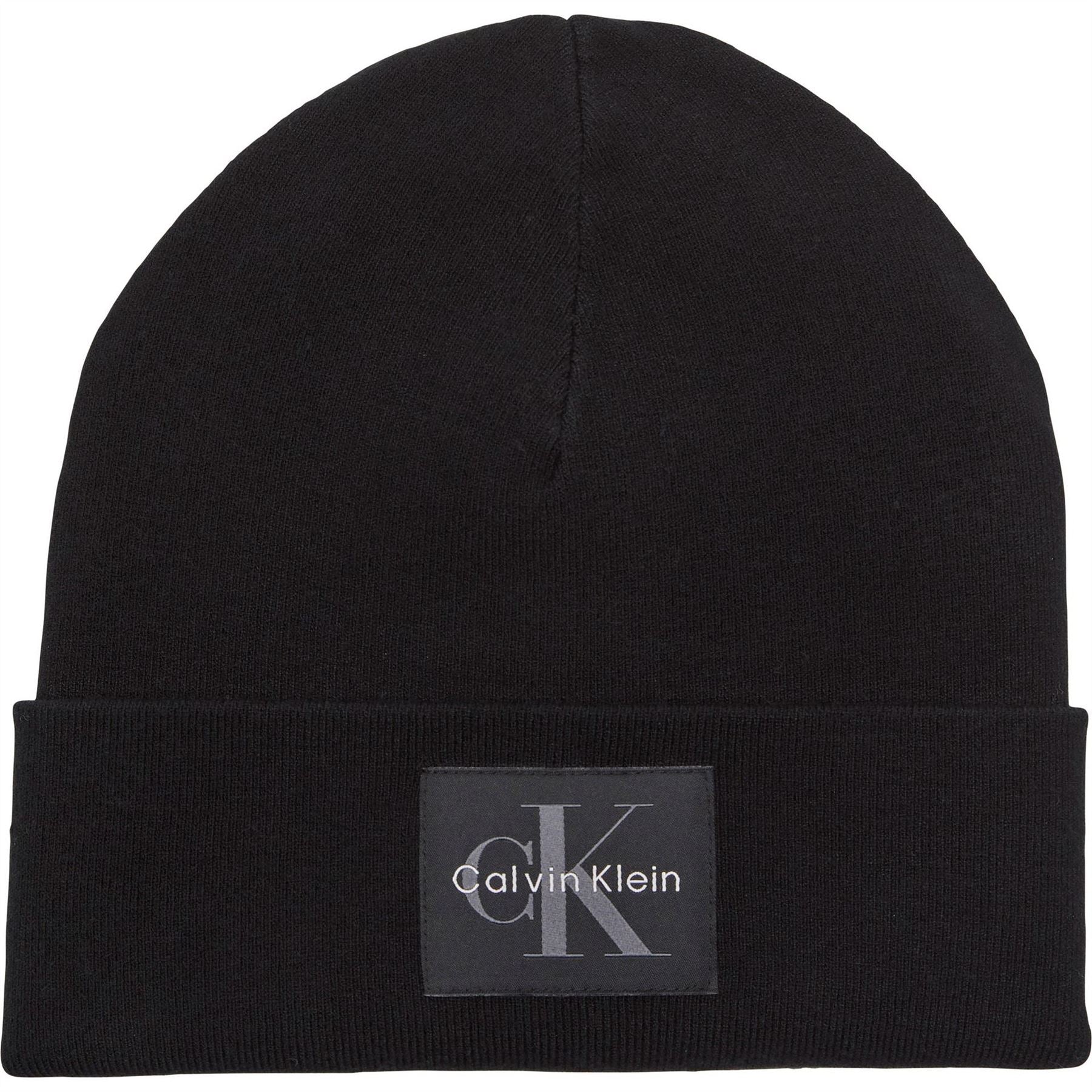 Calvin Klein Jeans Patch Logo Turn Up Brim Beanie
