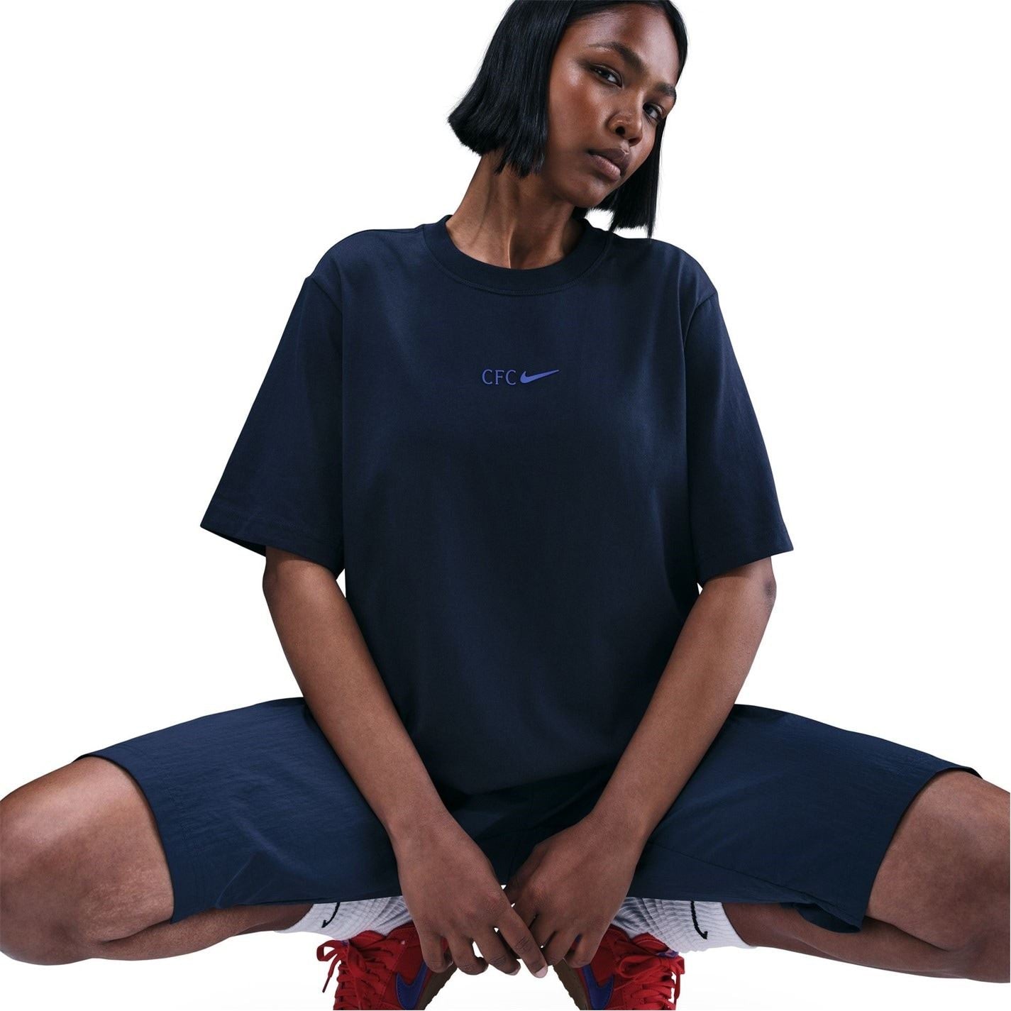 Nike Womens Chelsea Wordmark T-Shirt