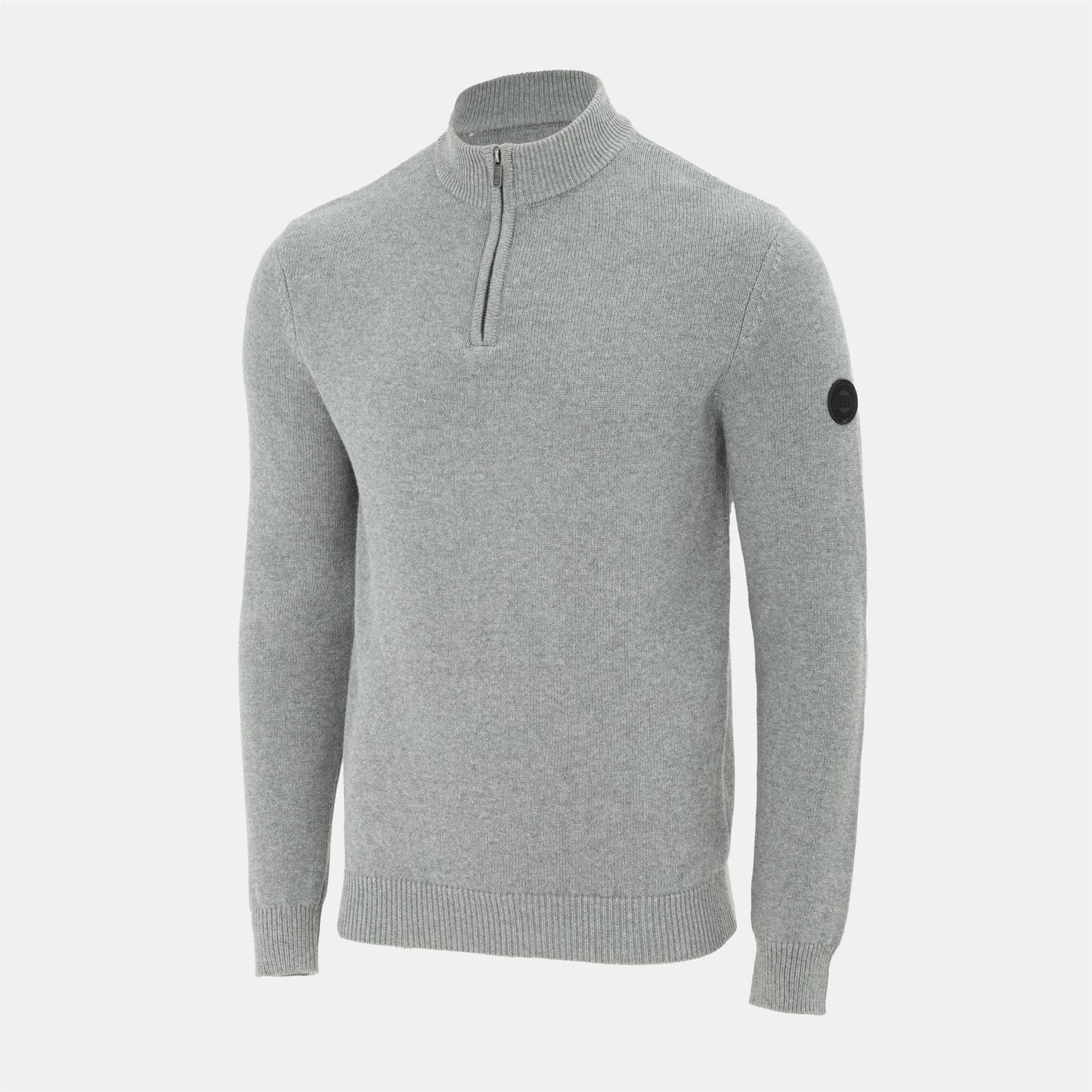 Firetrap Mens Quarter Zip Jumper