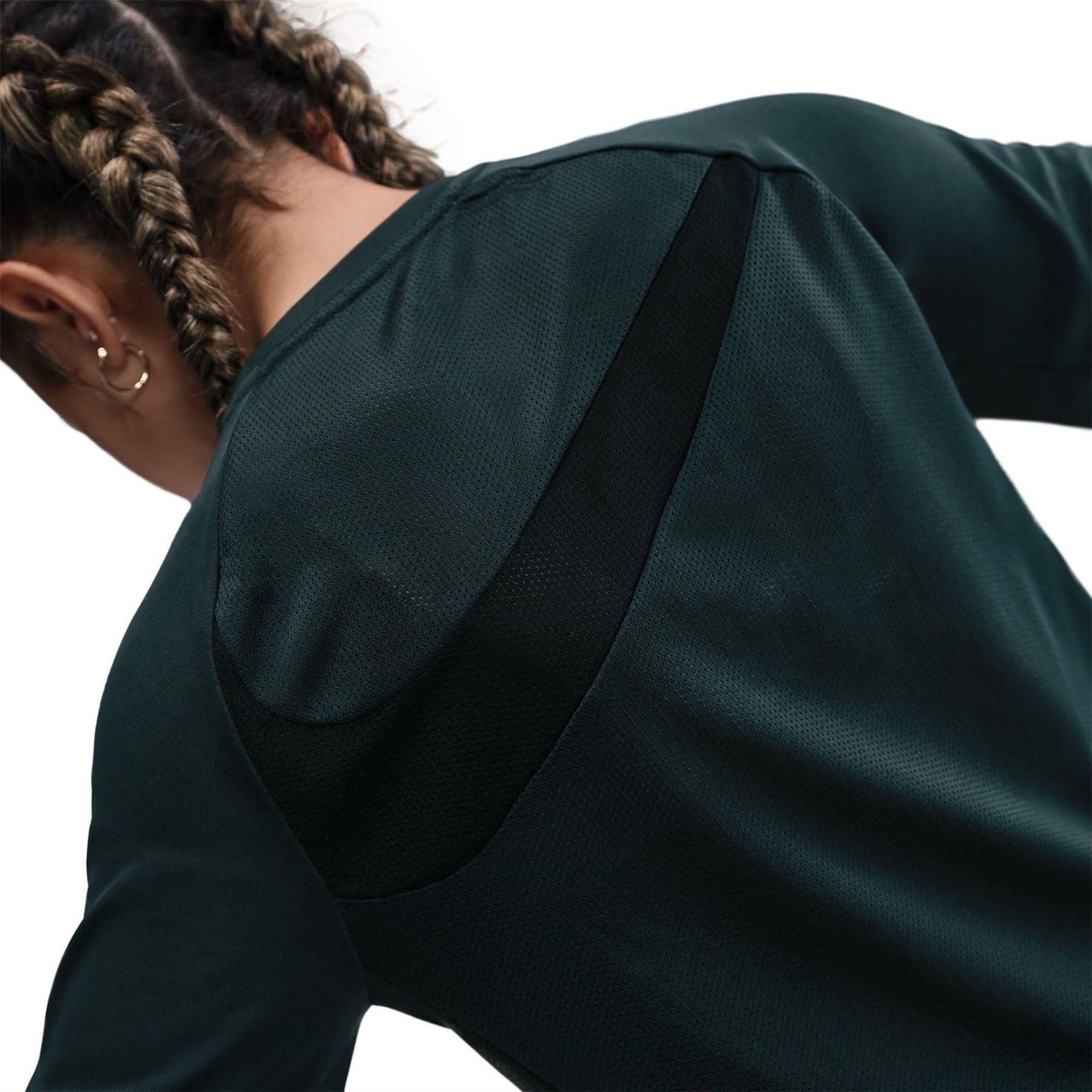Nike Logo Crew Neck Raglan Sleeve Jersey T-Shirt