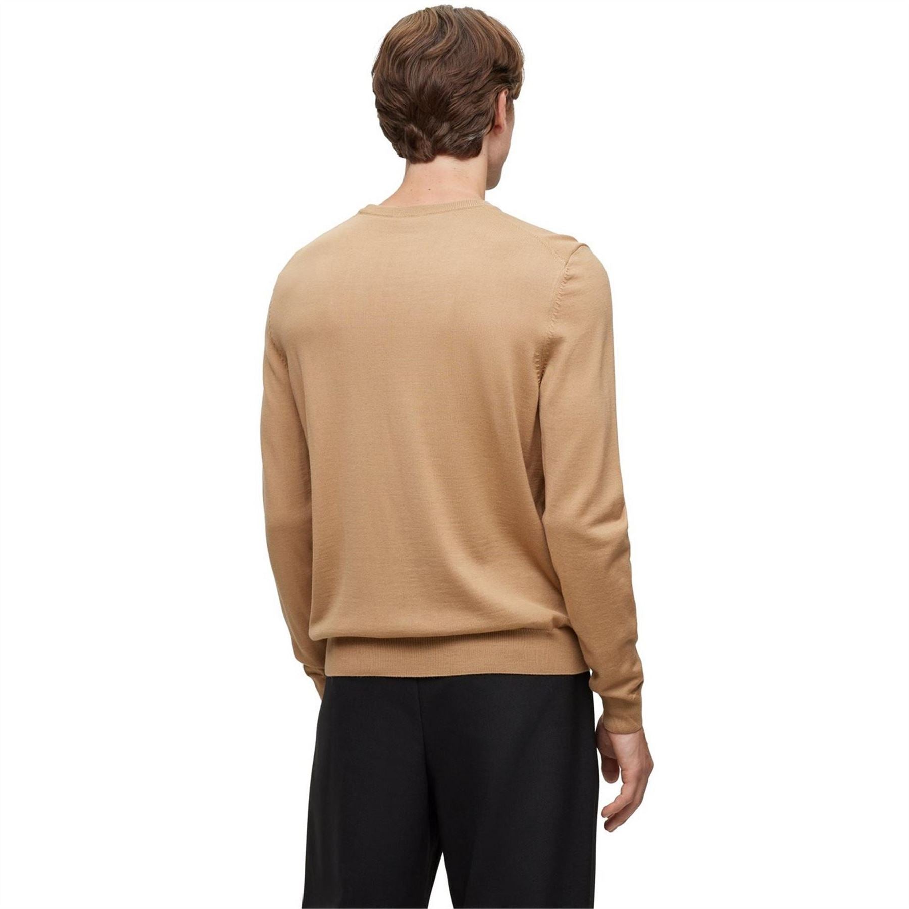 Boss Botto L 01 Black Classic Fit Crew Neck Jumper