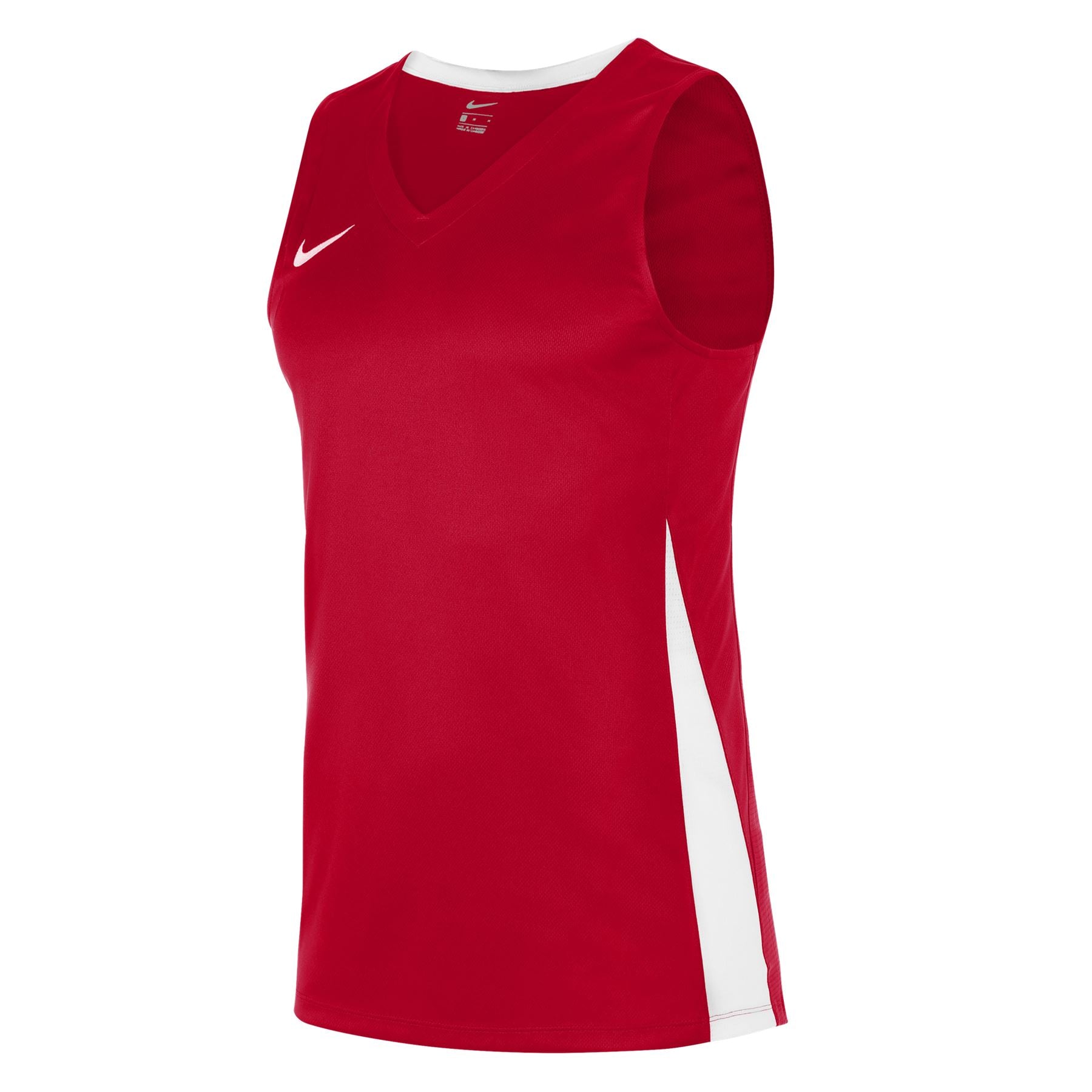 Nike V-Neck Sleeveless Regular Fit Jersey Tank