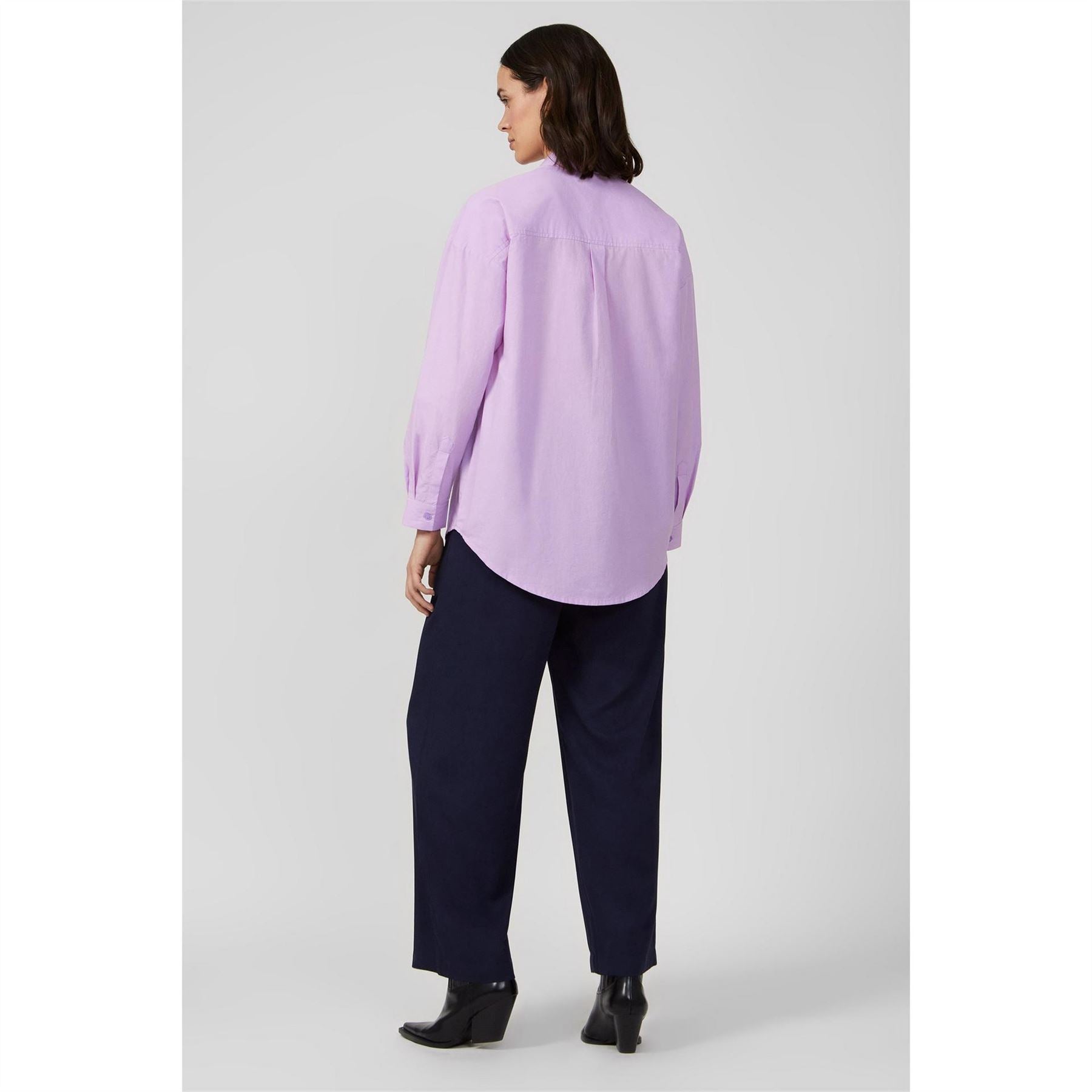 Great Plains Core Button Down Long Sleeve Plain Shirt
