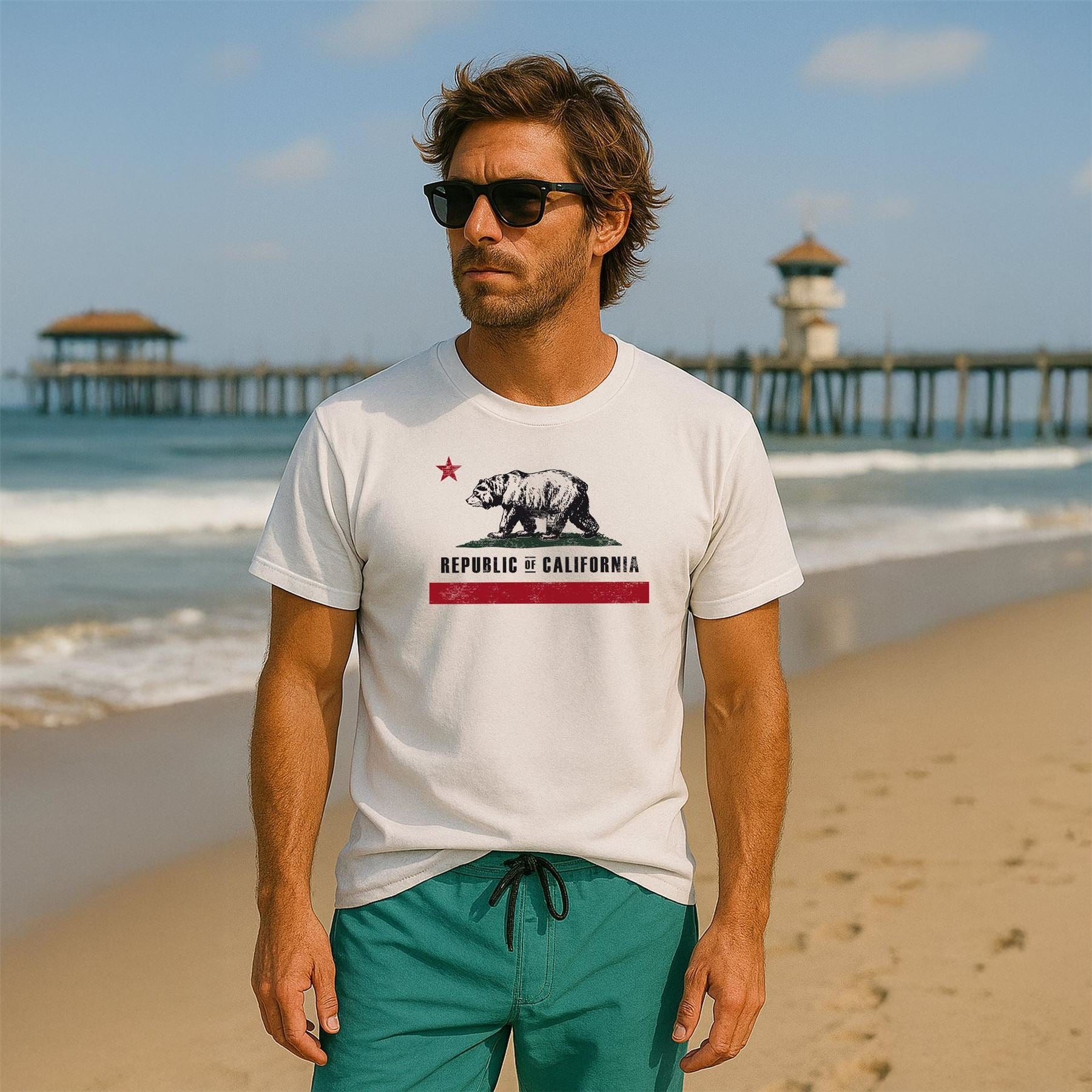 Republic of California Old Flag T-Shirt
