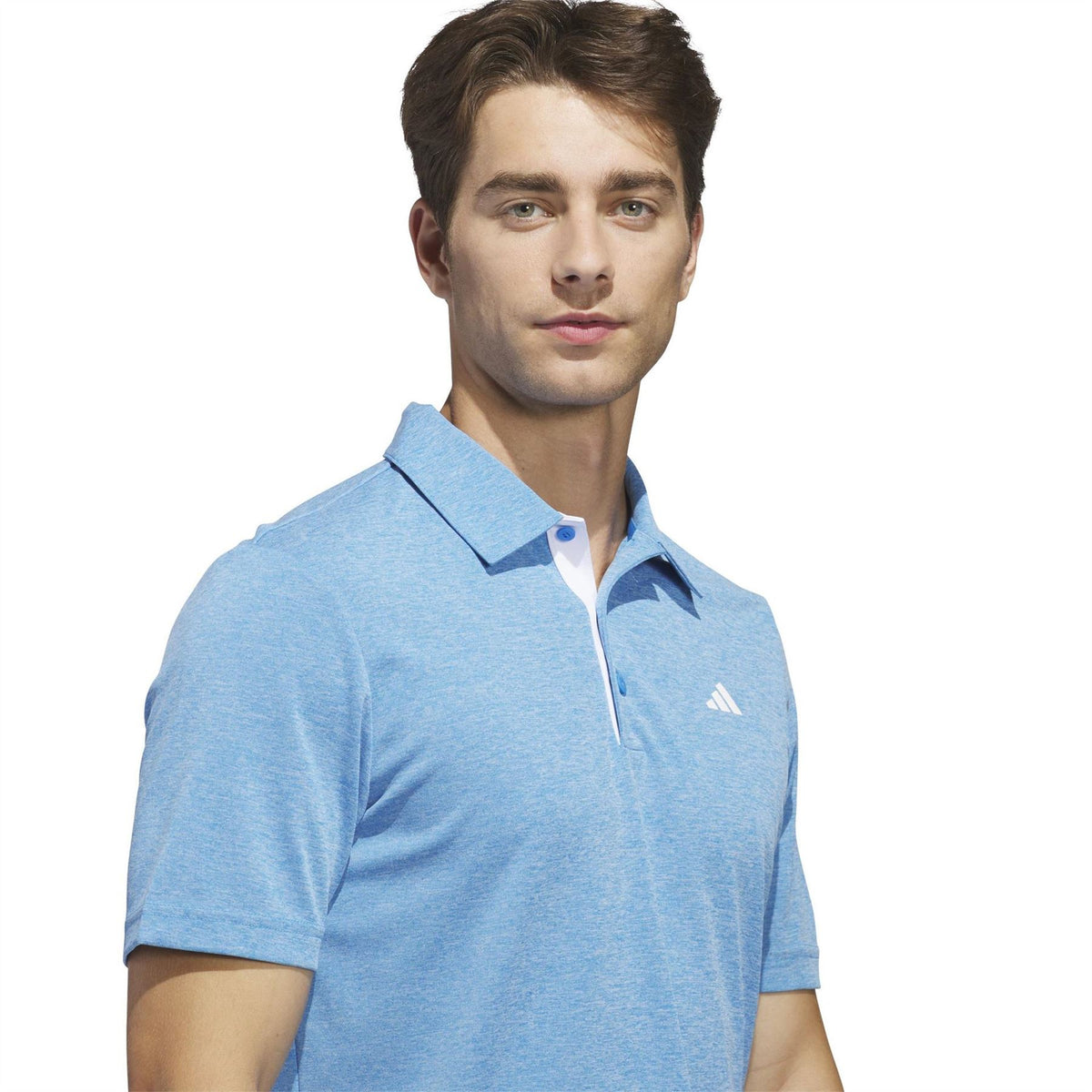adidas Mens Heather Polo Shirt