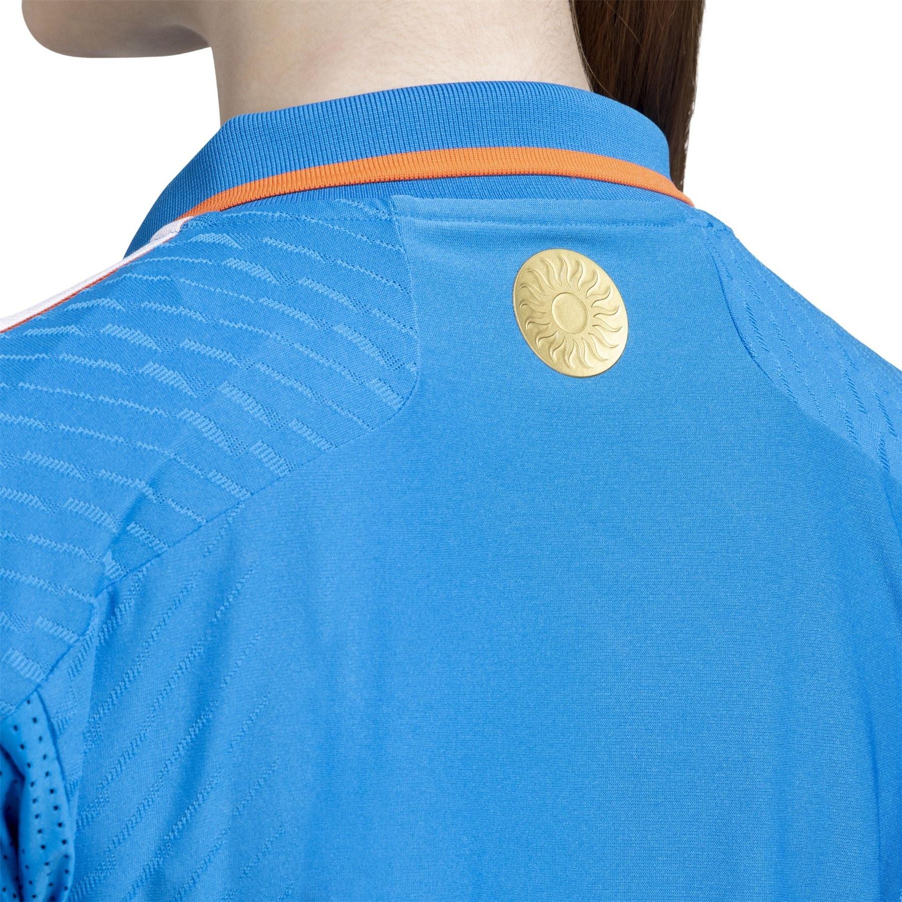 adidas India Cricket Short Sleeve Performance T-Shirt