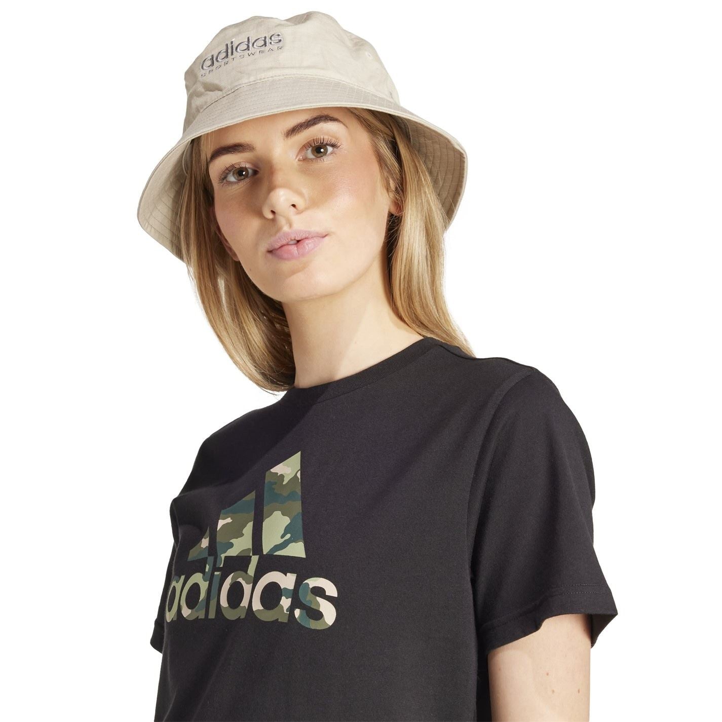 adidas Womens Camo Graphic T-Shirt