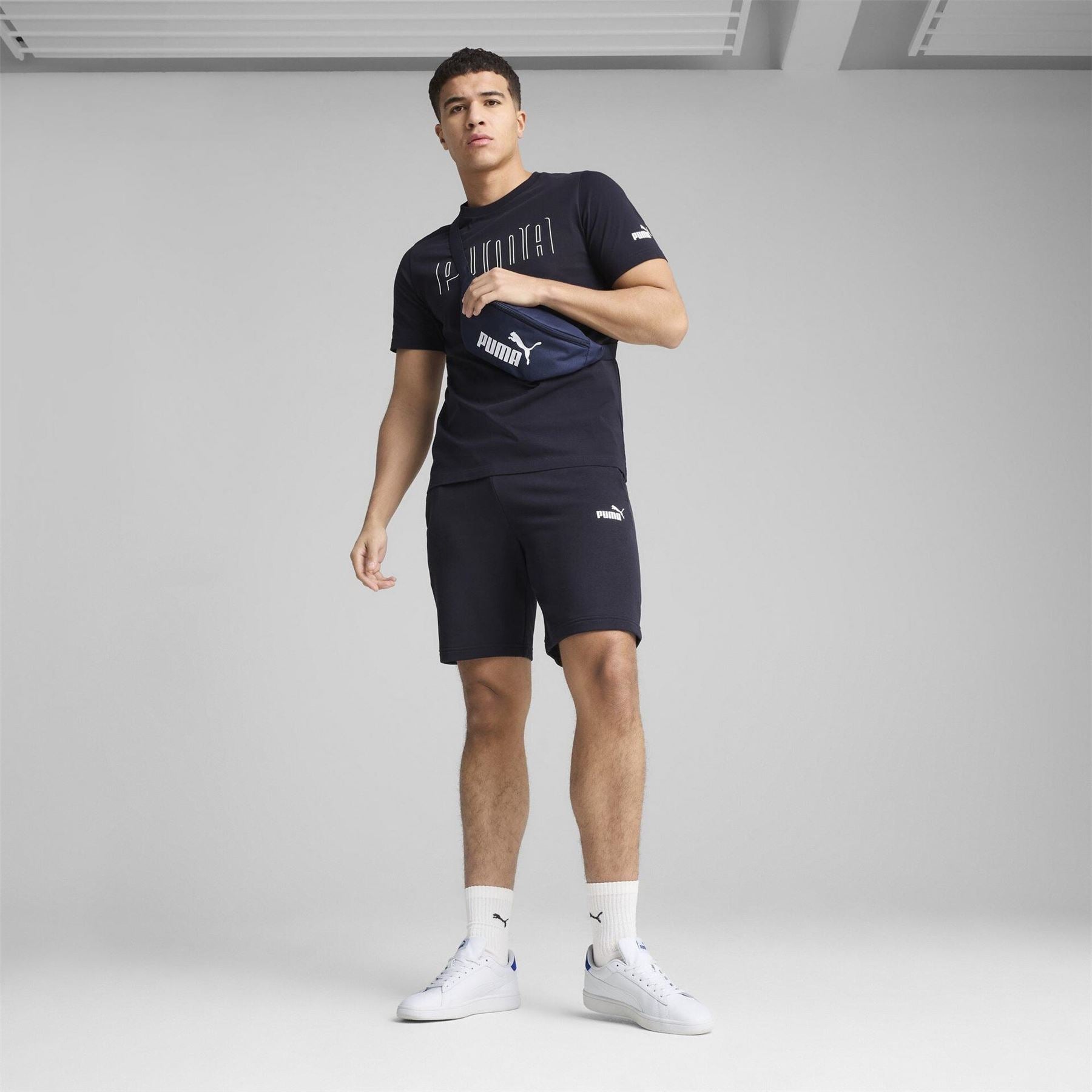 Puma Mens Sport Graphic Shorts 9 Tr Jogger Shorts