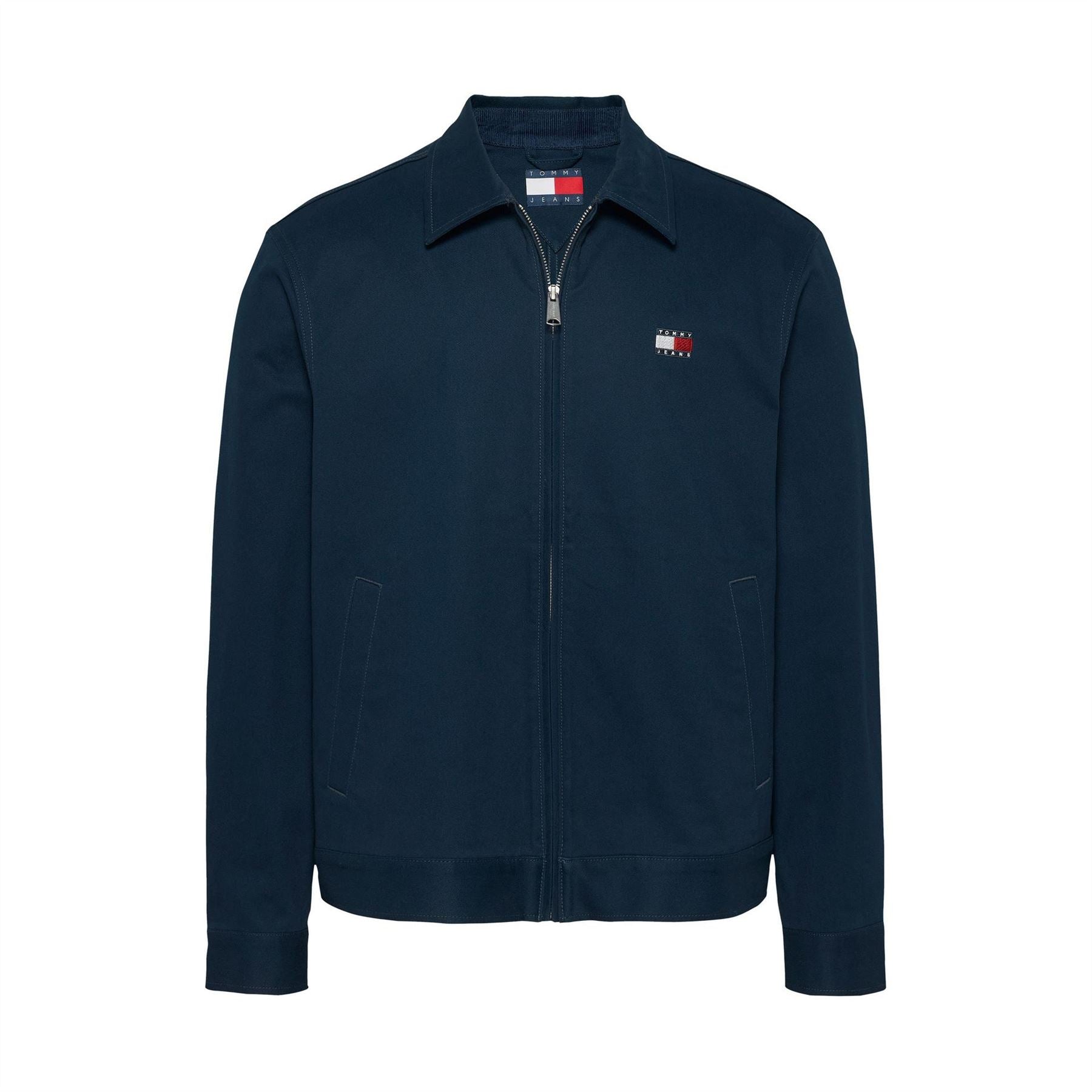 Tommy Jeans Hooded Ribbed Cuff Relaxed Fit Overshirt