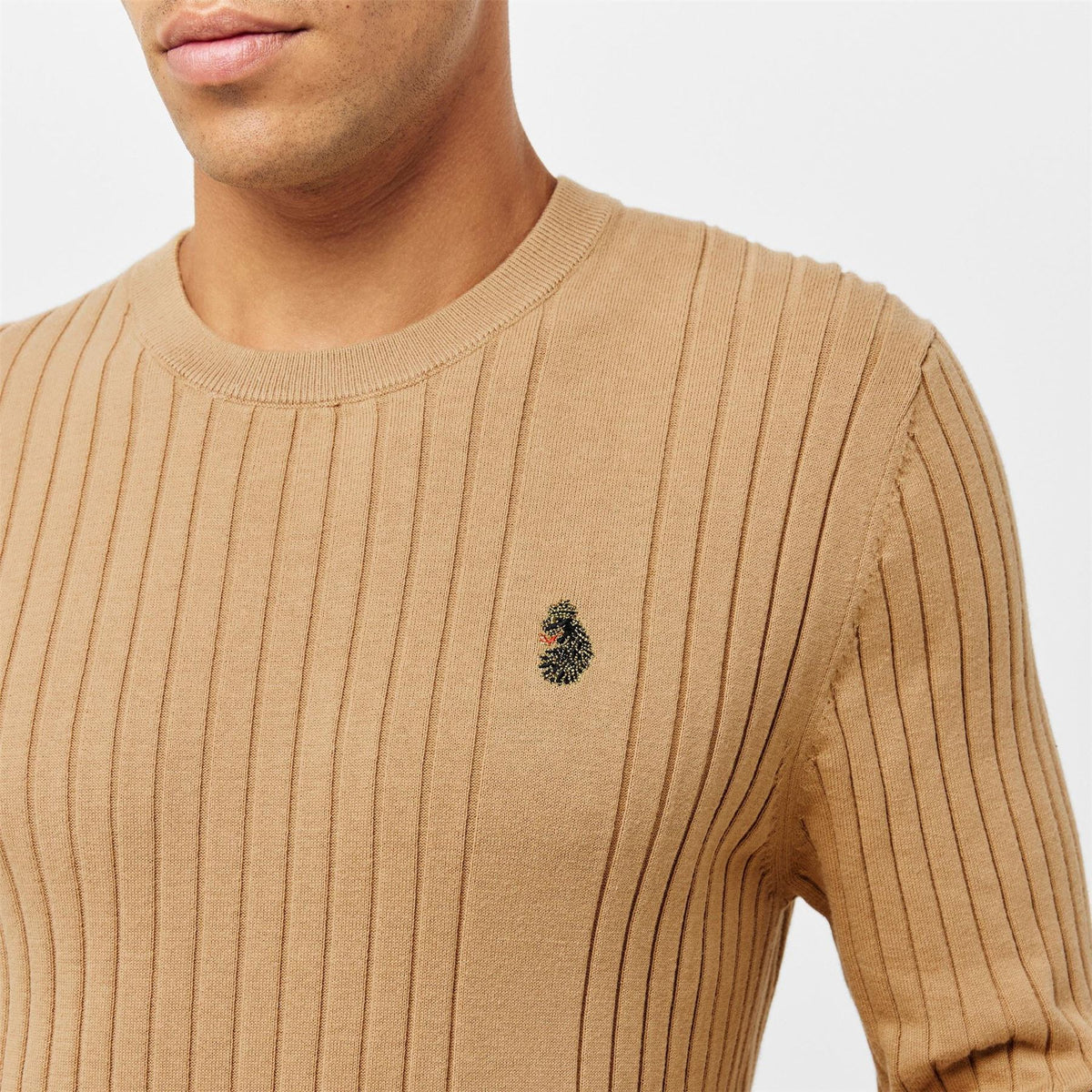 Luke Slim Fit Crew Neck Long Sleeve Sweater