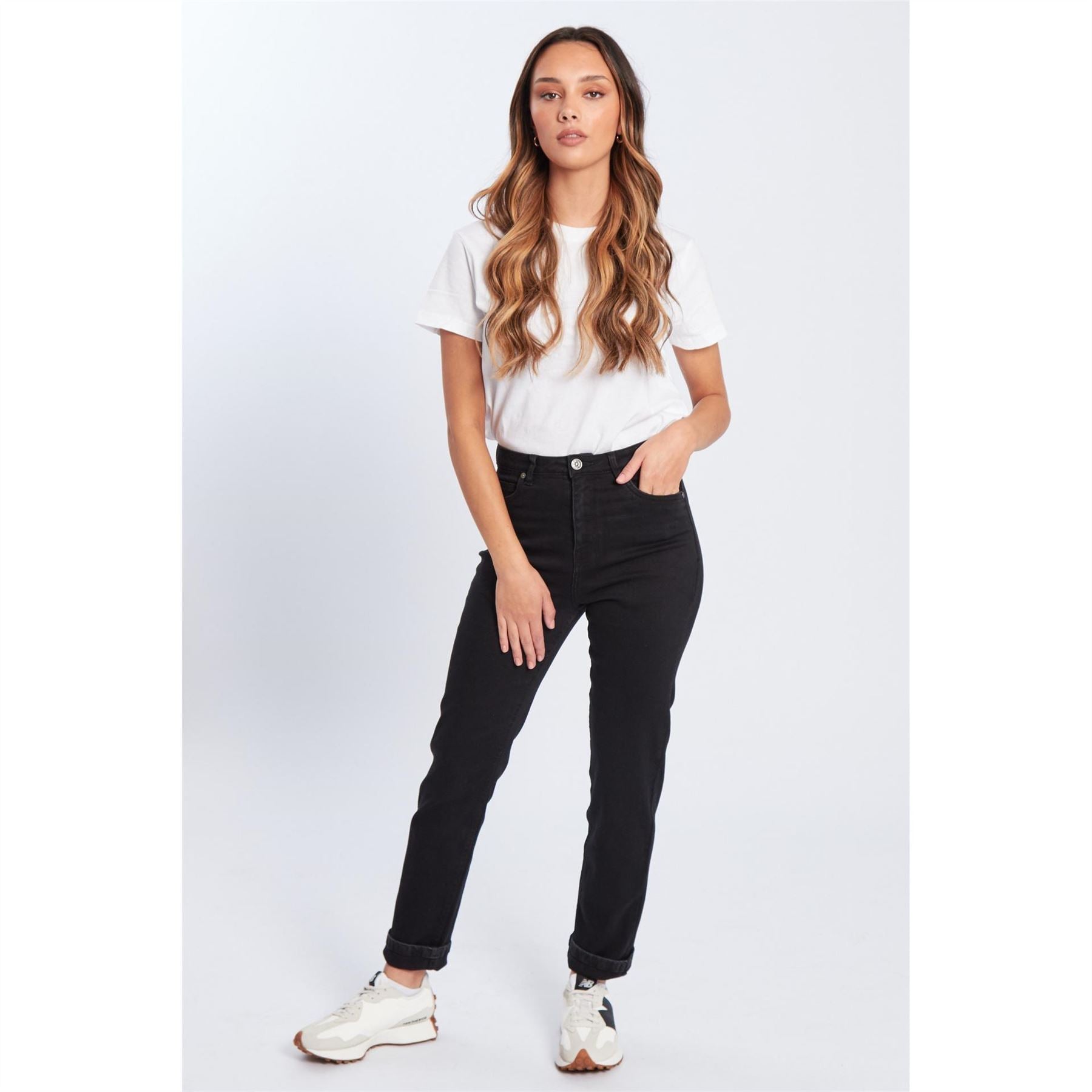 Be You Beyou Mom Straight Leg Jeans