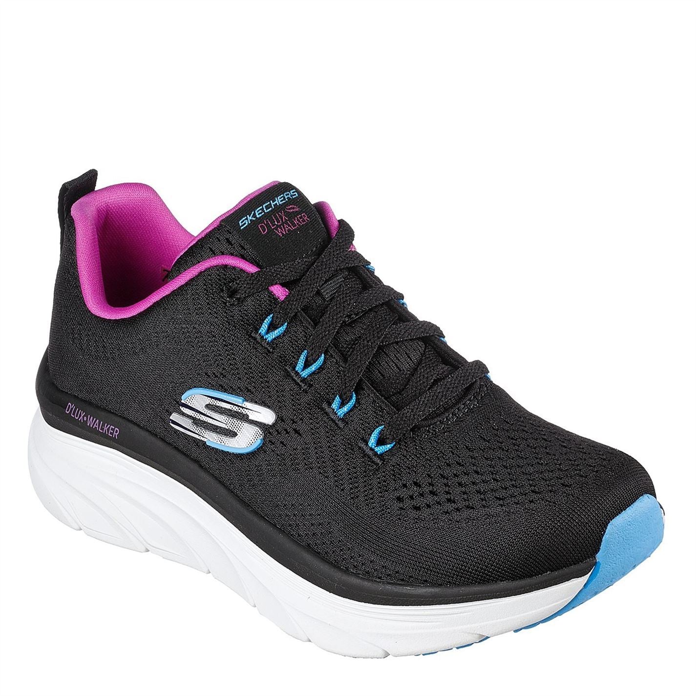 Skechers Womens Dlux Walker   Fresh Finesse Trainers