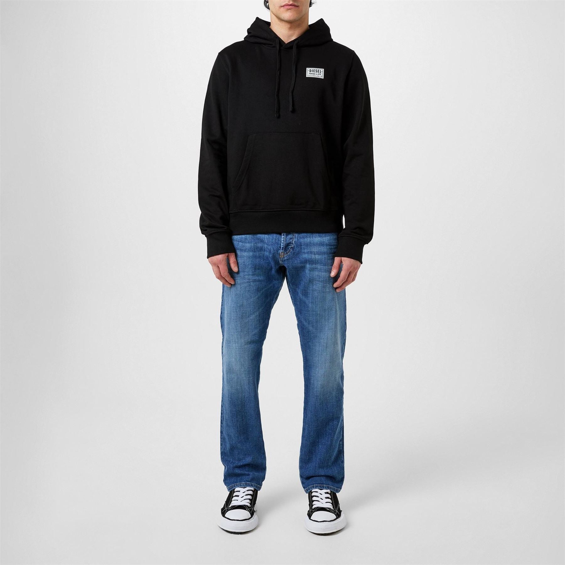 Diesel Mens Patch Logo Oth Hoodie