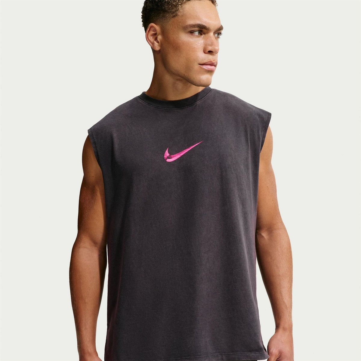 Nike Pro Dri Fit Crew Neck Sleeveless Slim Fit Vest