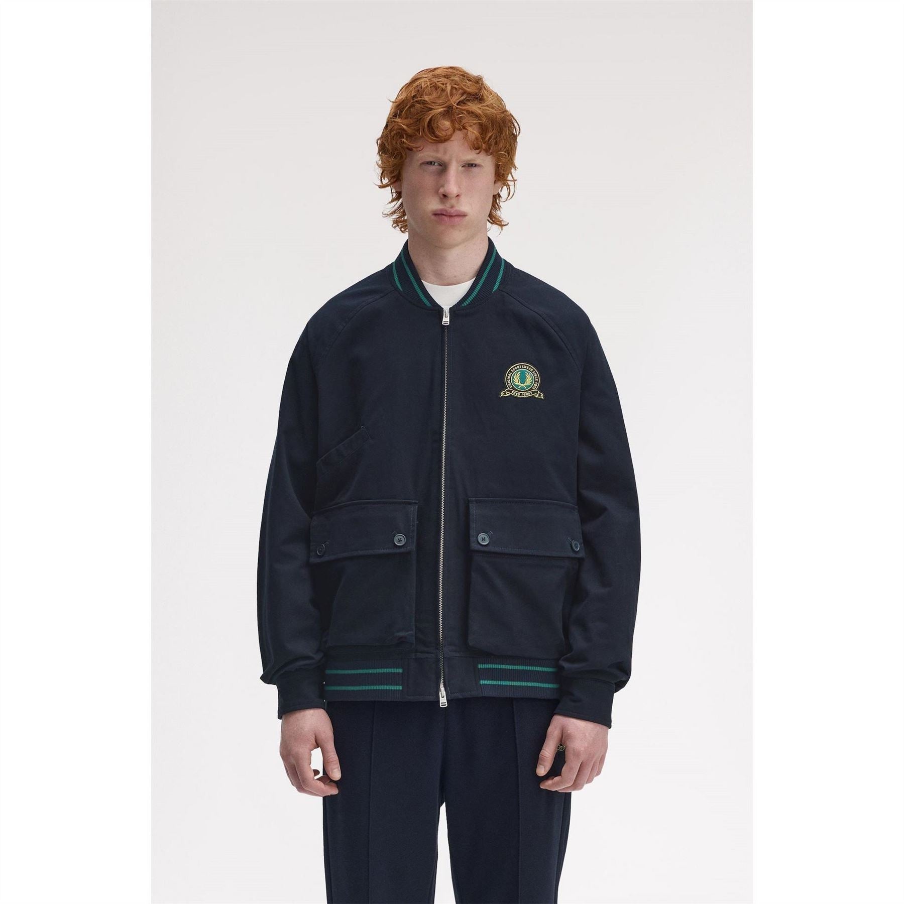 Fred Perry Laurel Emblem Bomber Jacket