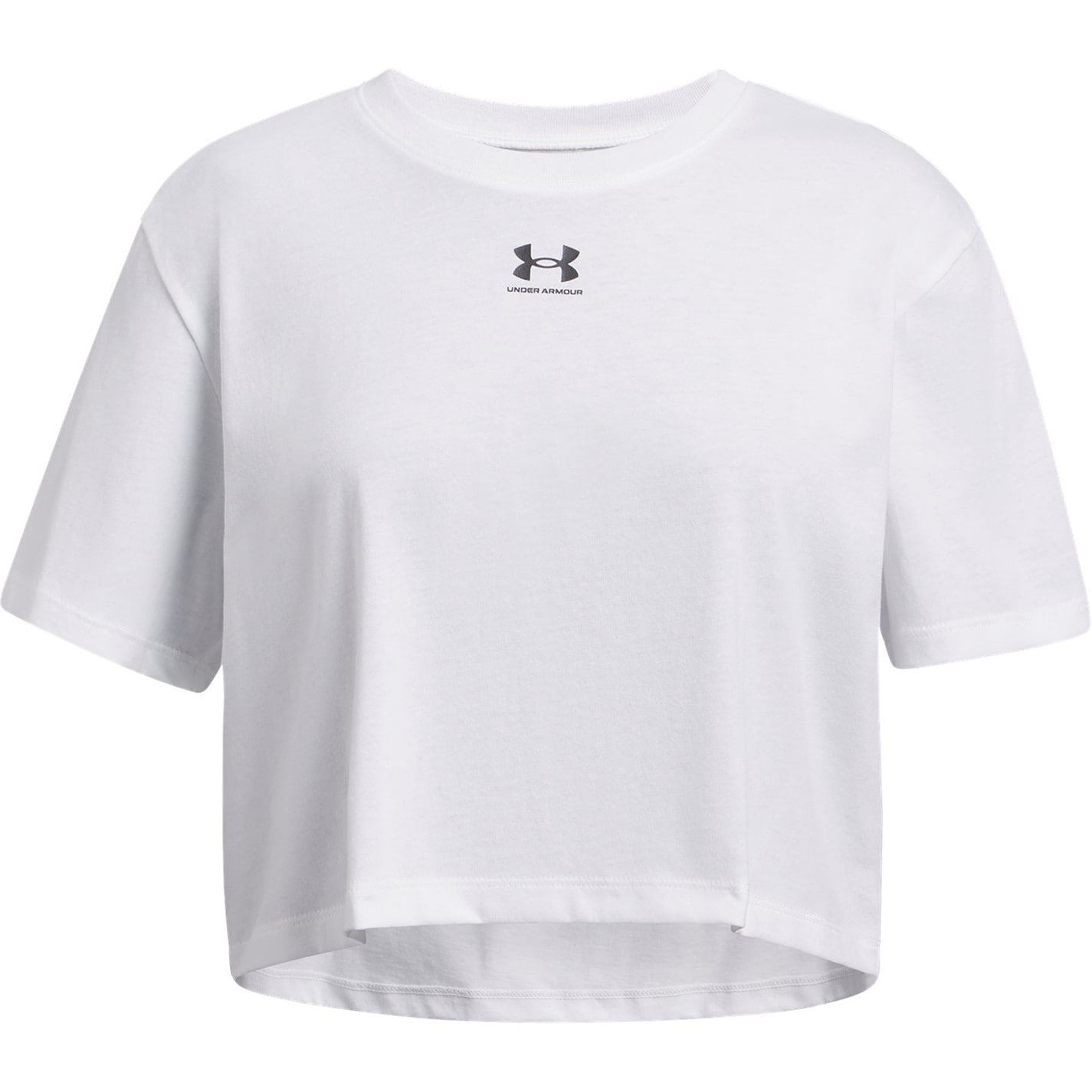Under Armour Cropped Crew Neck Regular Fit T-Shirt