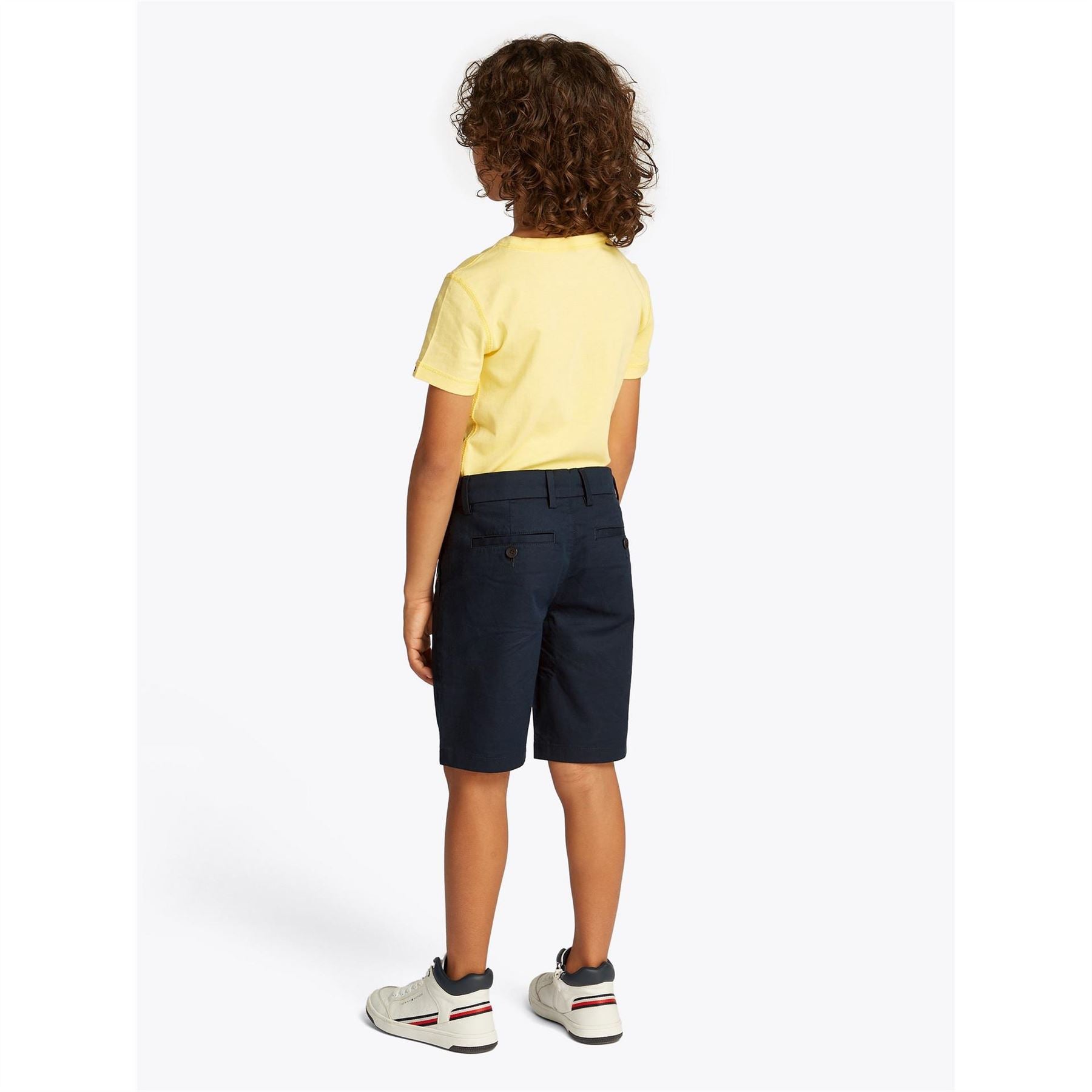 Tommy Hilfiger Solid Patterned Chino Shorts